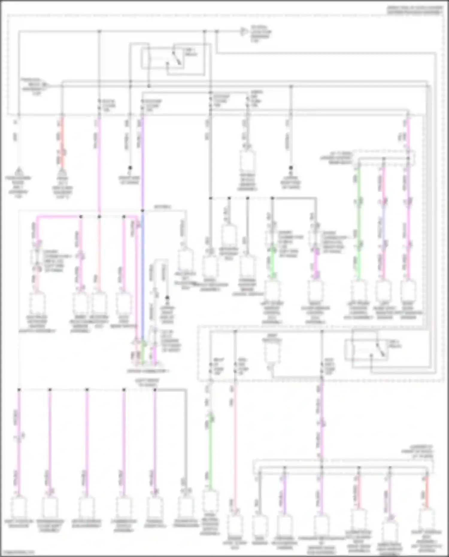 Tundra Toyota III (2021-2024): Power distribution circuit, except hybrid (6 of 7)