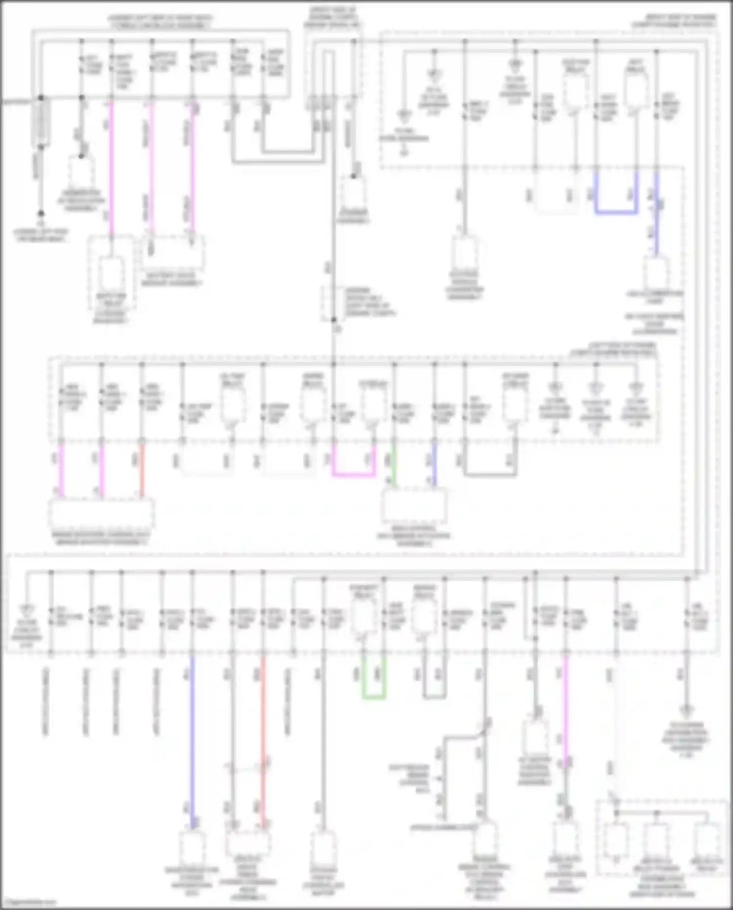 Tundra Toyota III (2021-2024): Power distribution circuit, hybrid (1 of 7)