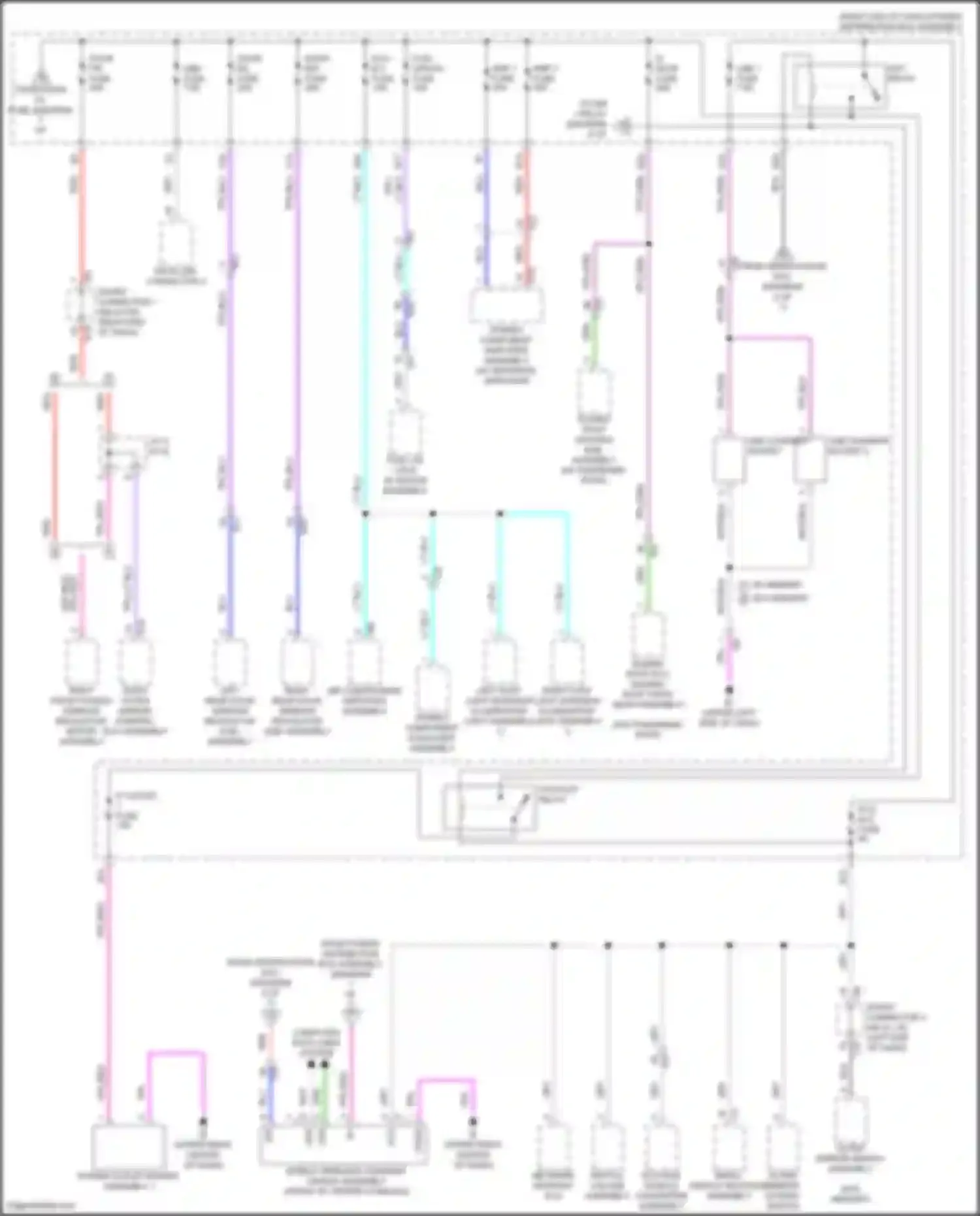 Tundra Toyota III (2021-2024): Power distribution circuit, hybrid (3 of 7)