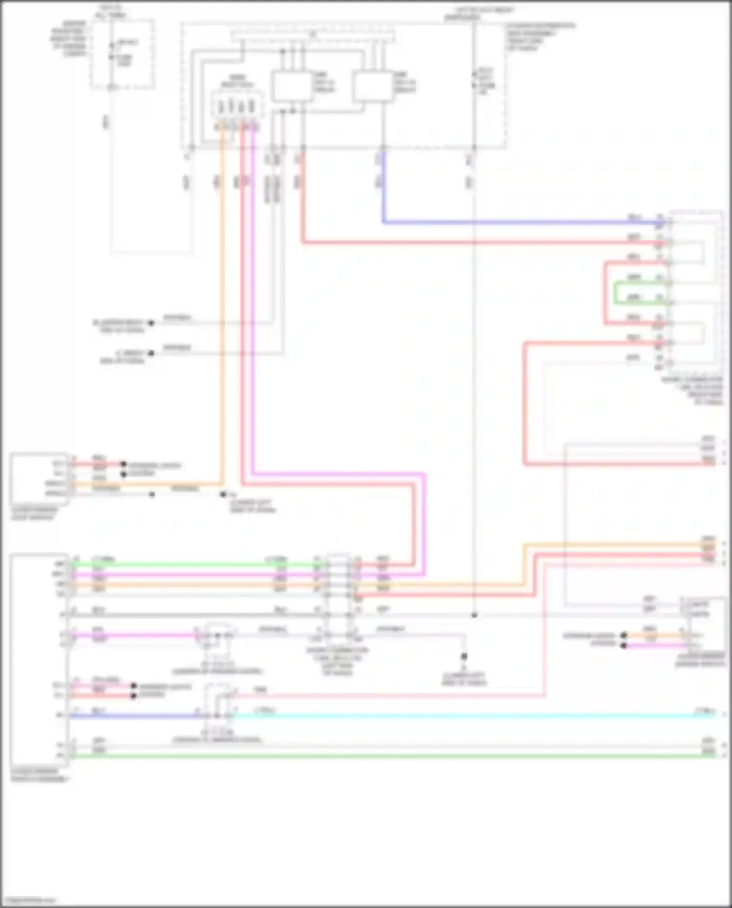 Tundra Toyota III (2021-2024): Power mirrors circuit (1 of 2)