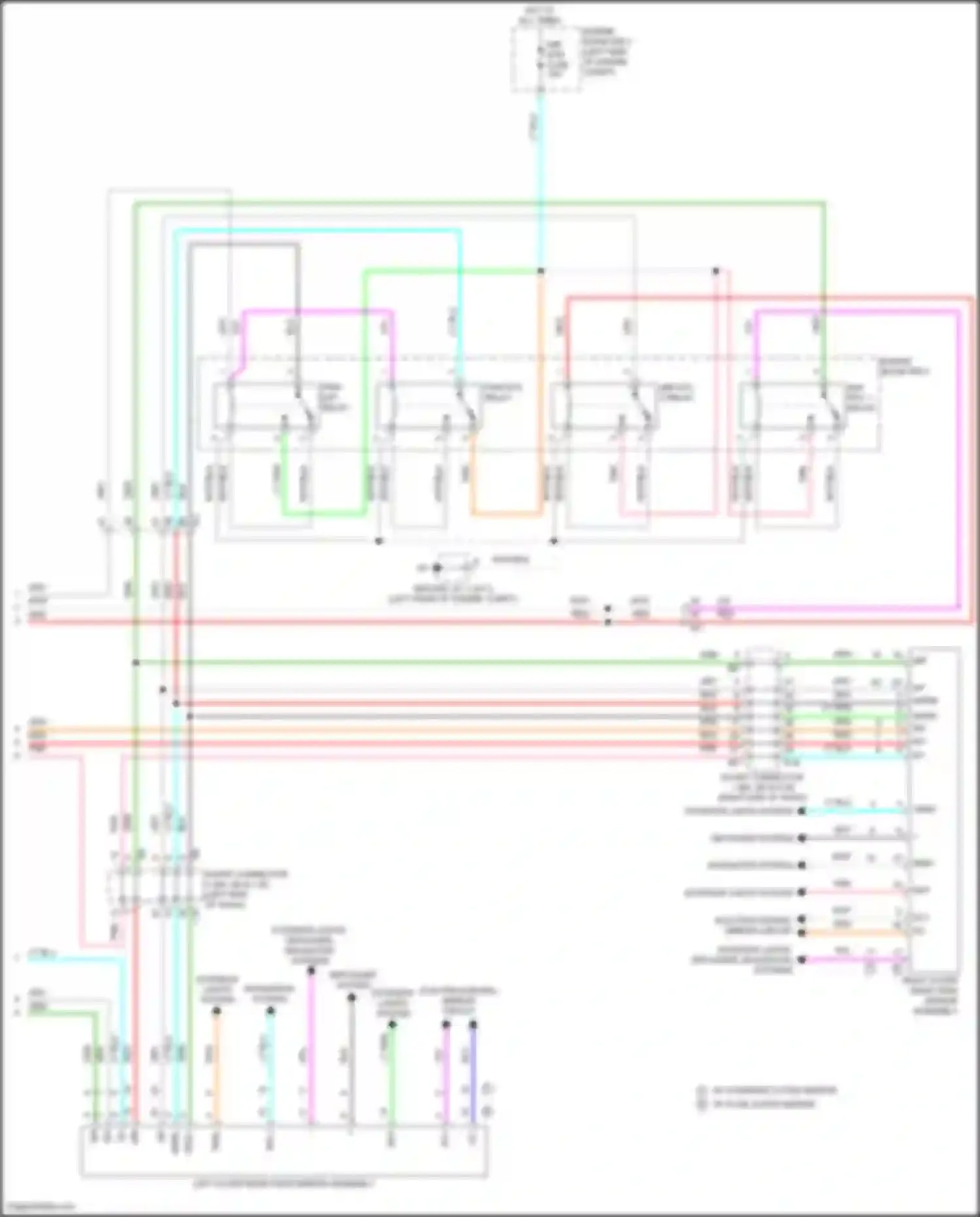 Tundra Toyota III (2021-2024): Power mirrors circuit (2 of 2)