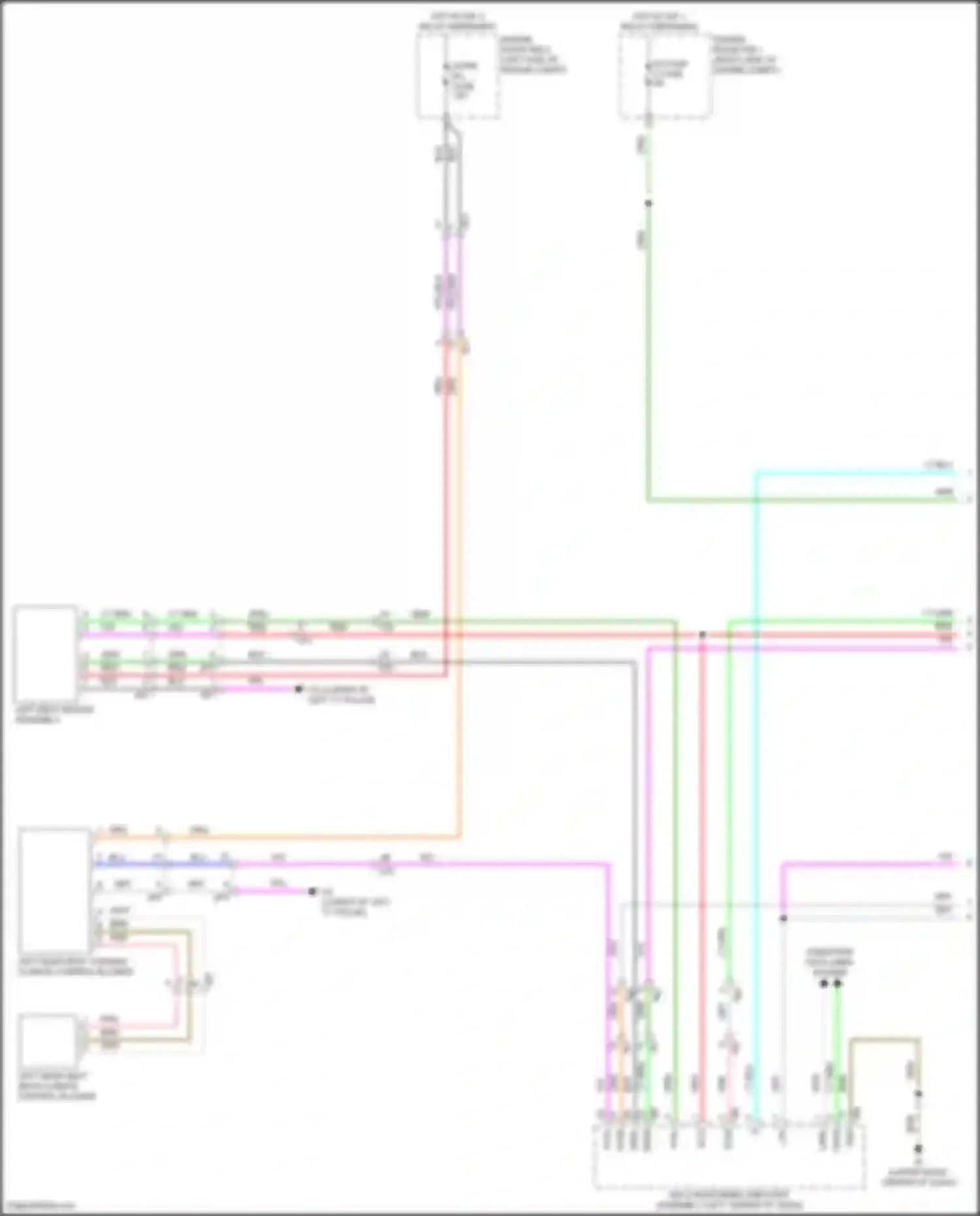 Tundra Toyota III (2021-2024): Rear heated seats circuit (1 of 2)