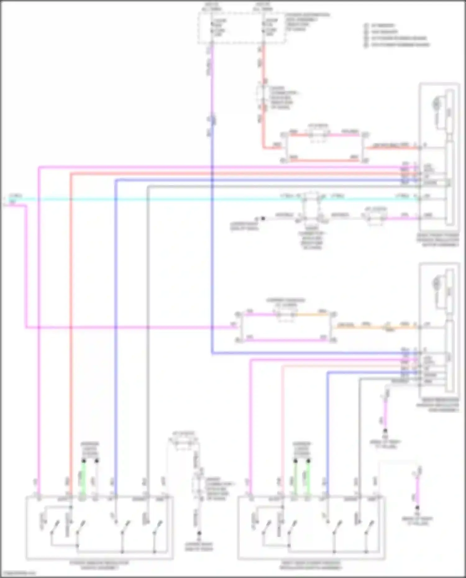 Tundra Toyota III (2021-2024): Power windows circuit (4 of 4)