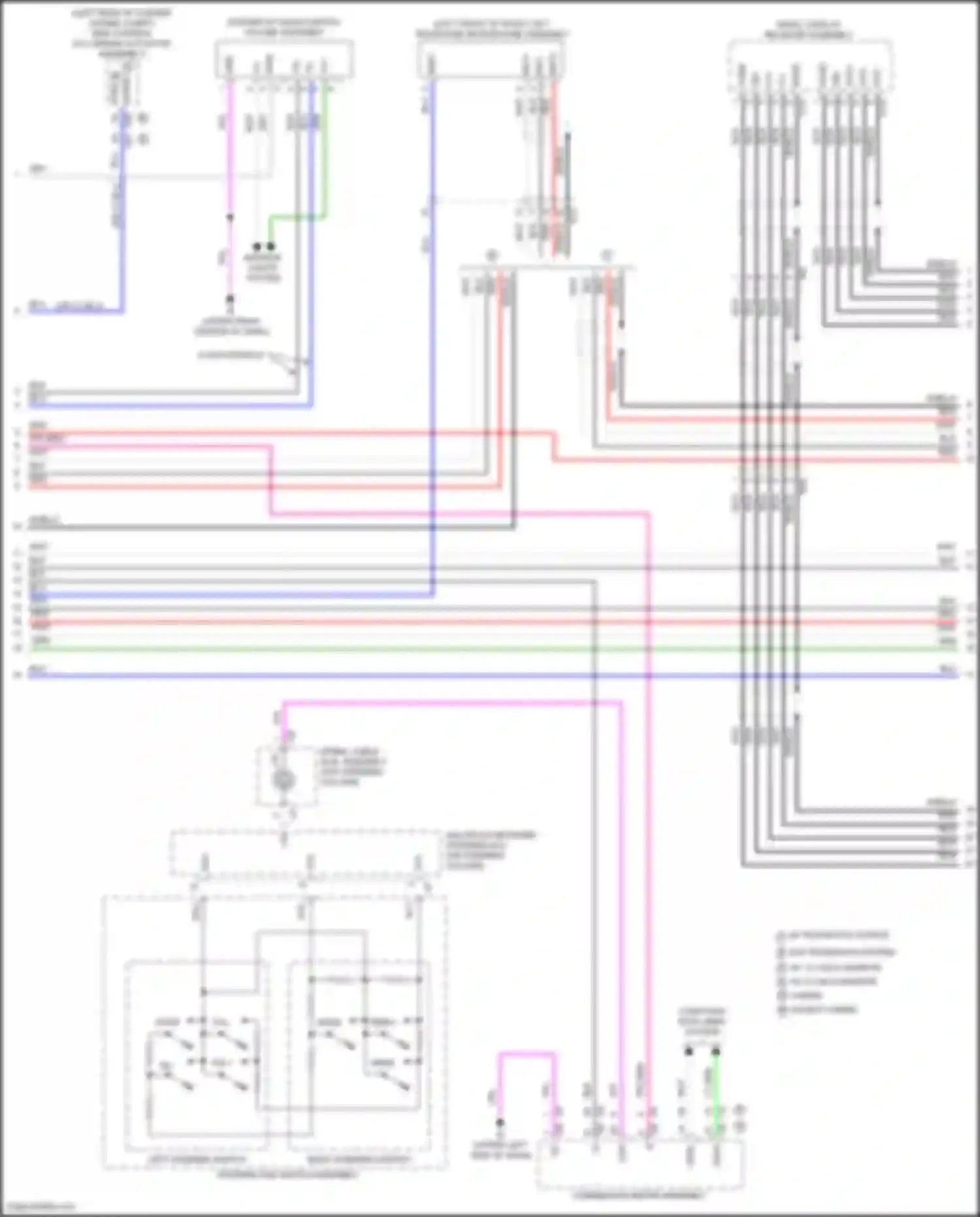 Tundra Toyota III (2021-2024): Radio circuit, w/ built-in amplifier (2 of 4)