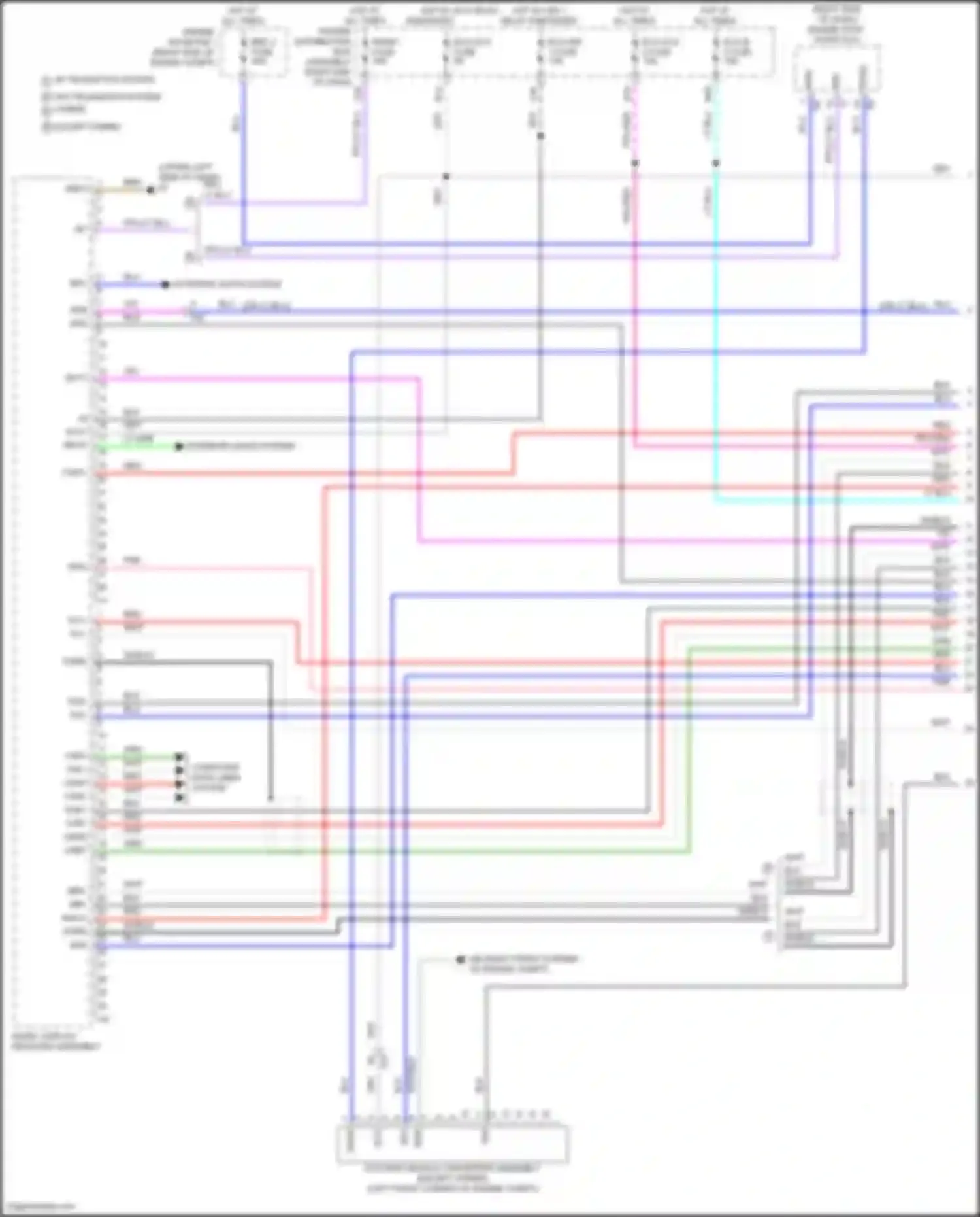 Tundra Toyota III (2021-2024): Radio circuit, w/ separate amplifier (1 of 6)
