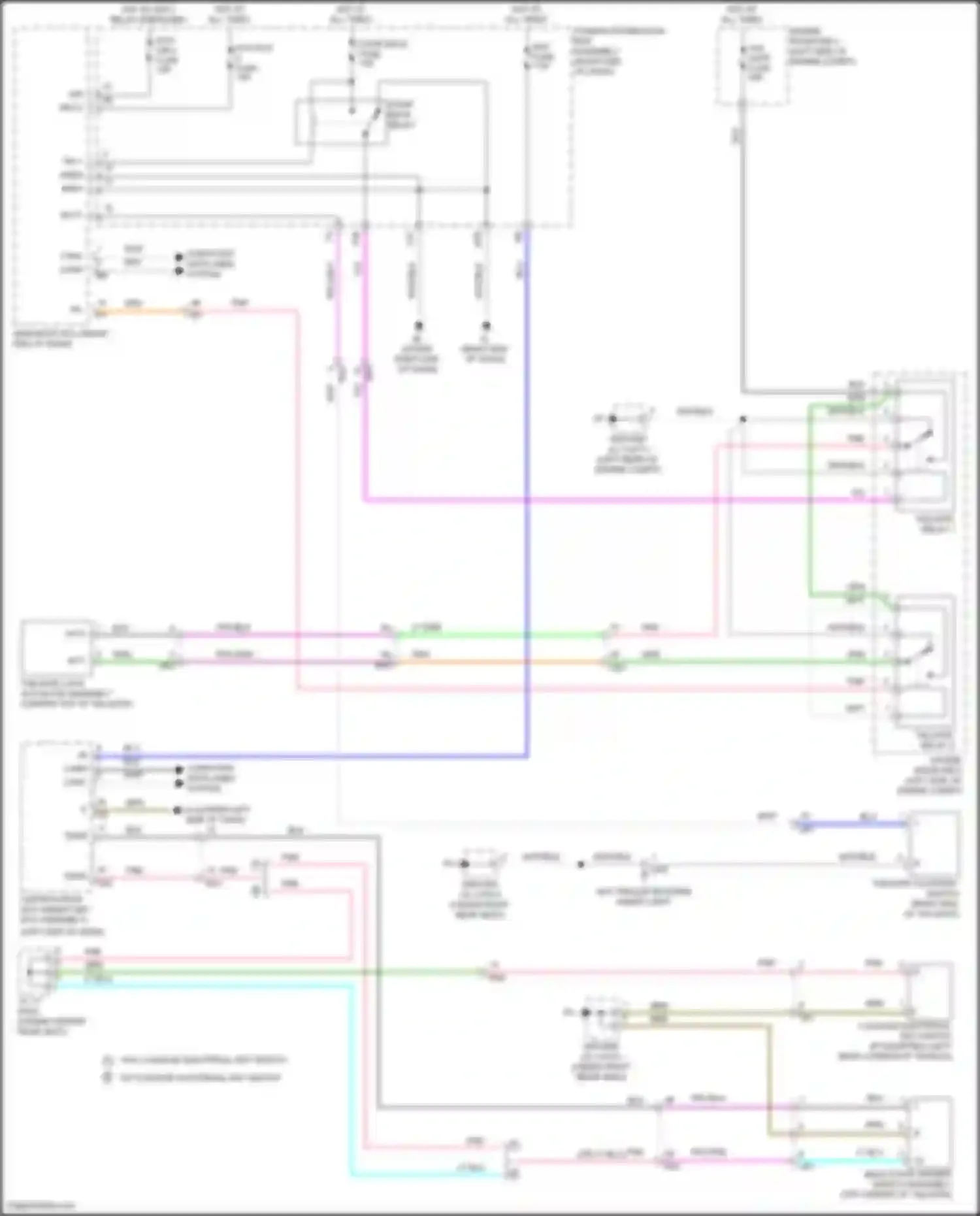 Tundra Toyota III (2021-2024): Tailgate release circuit