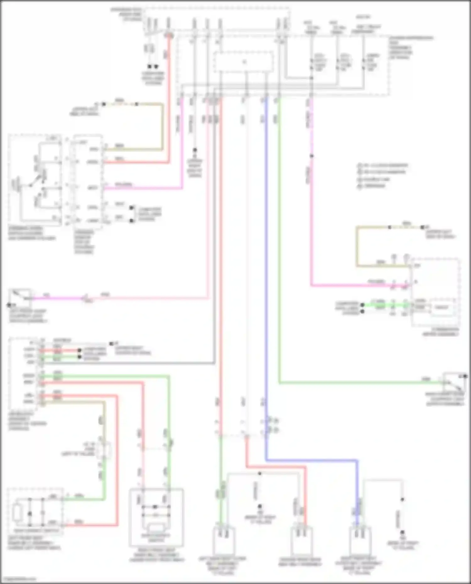 Tundra Toyota III (2021-2024): Chime circuit