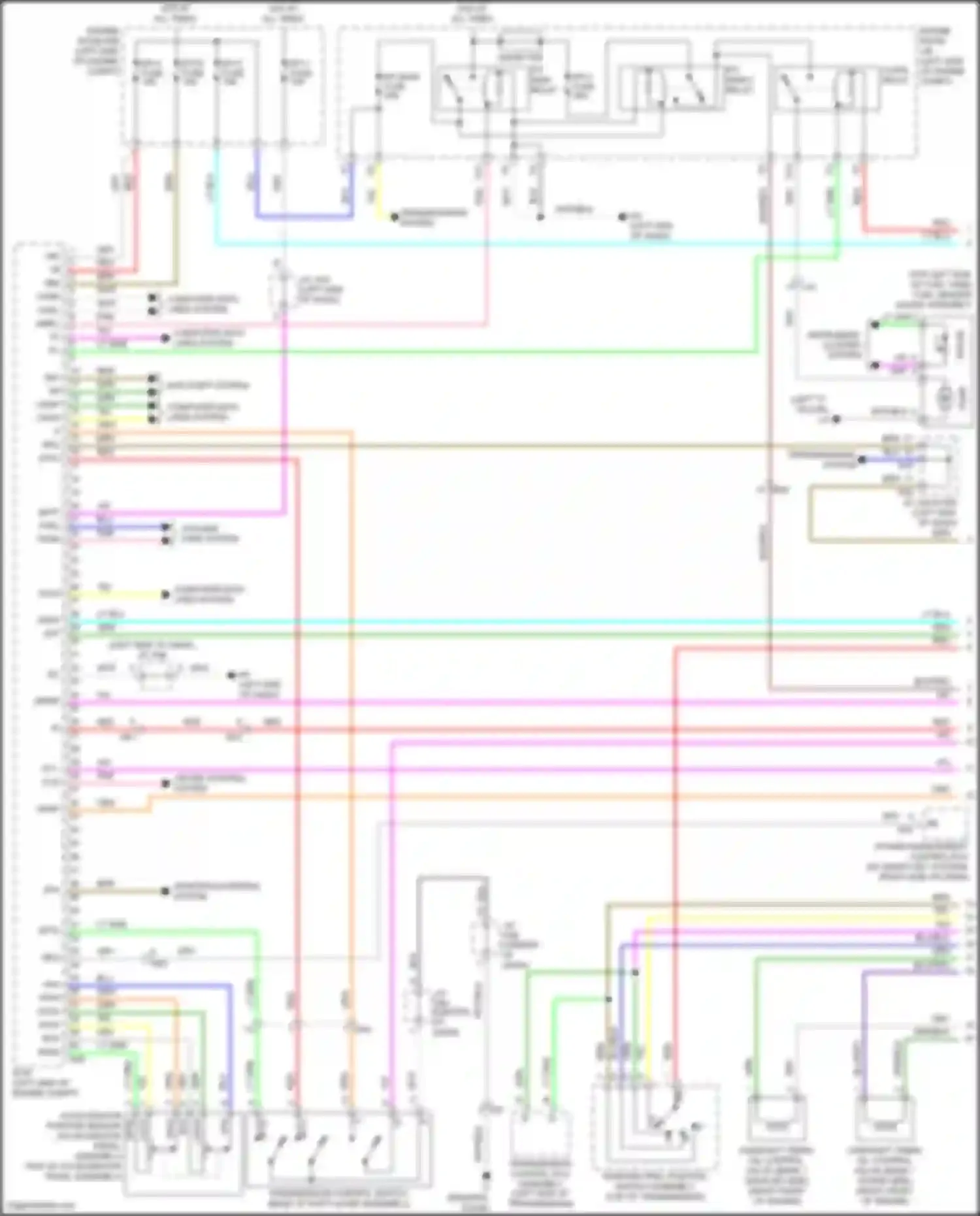 Venza Toyota I facelift (2012-2017): Wiring diagram engine performance 2.7l (1 of 4)