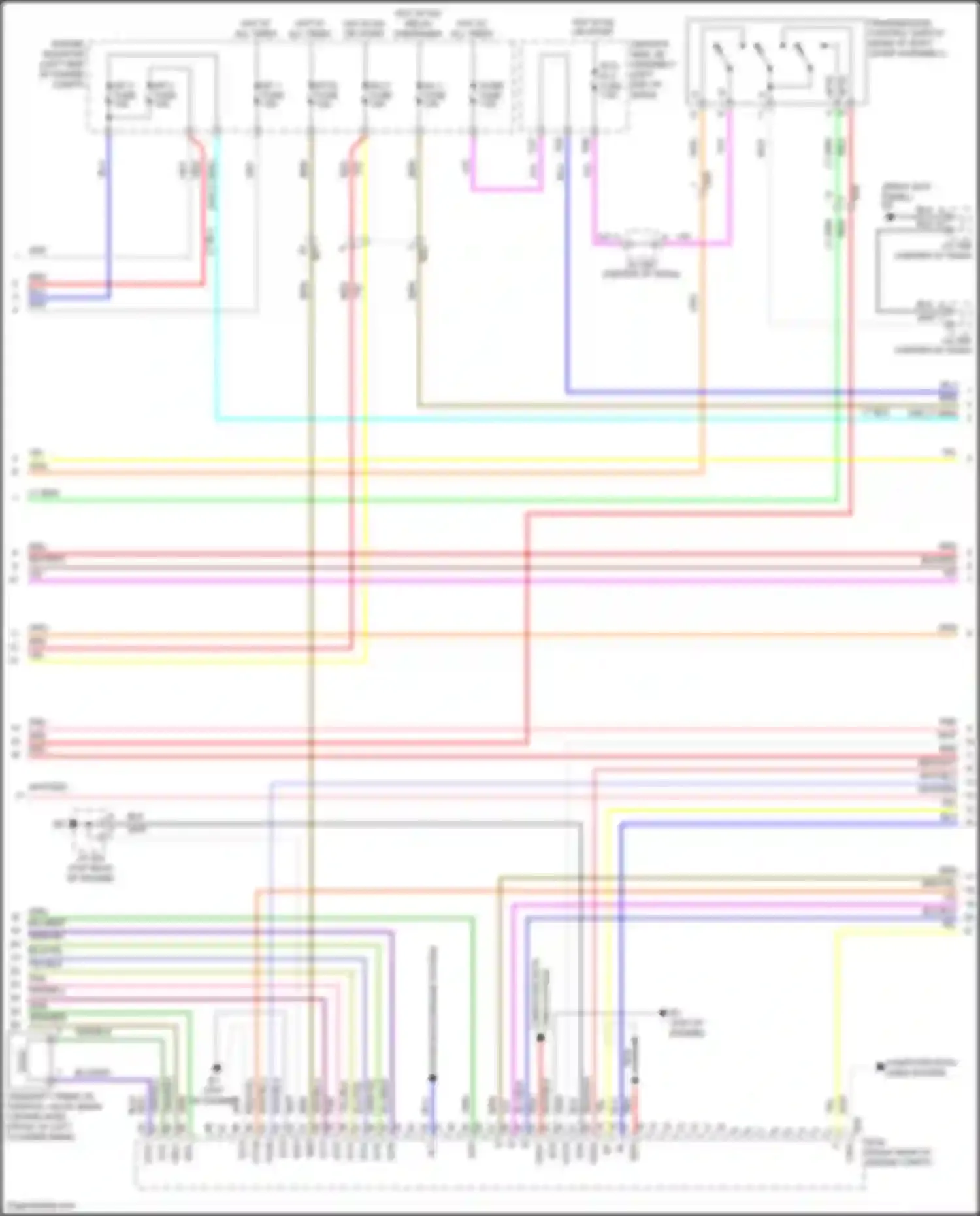 Venza Toyota I facelift (2012-2017): Wiring diagram engine performance 3.5l (3 of 6)