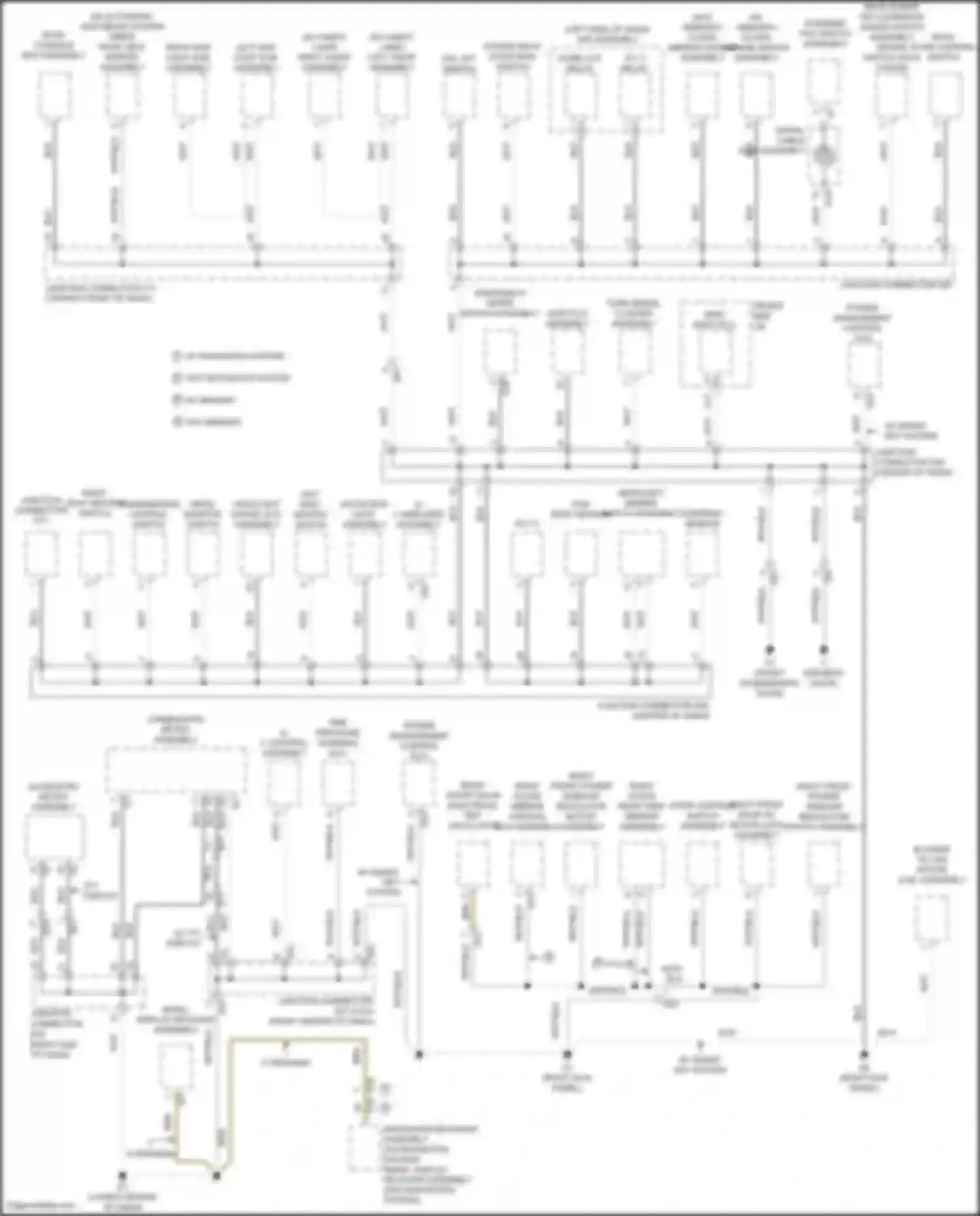 Venza Toyota I facelift (2012-2017): Ground distribution circuit (4 of 4)