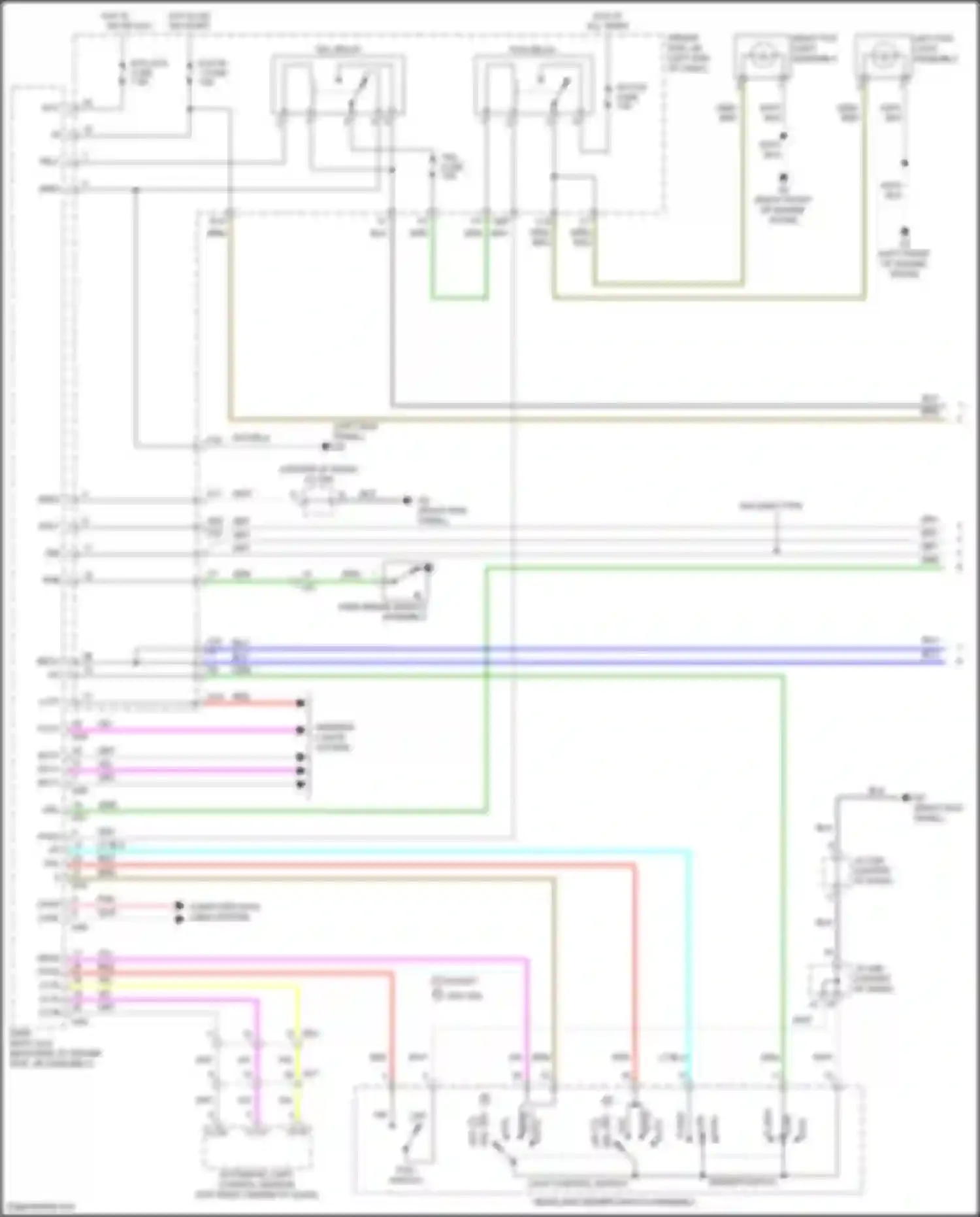 Venza Toyota I facelift (2012-2017): Headlamps circuit (1 of 3)