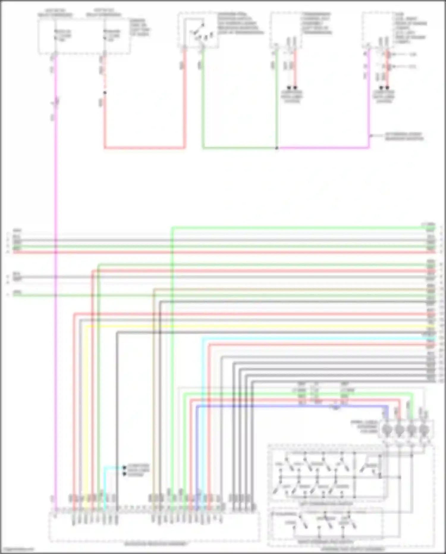 Venza Toyota I facelift (2012-2017): Navigation circuit, 13-speaker w/ navigation receiver type (2 of 4)