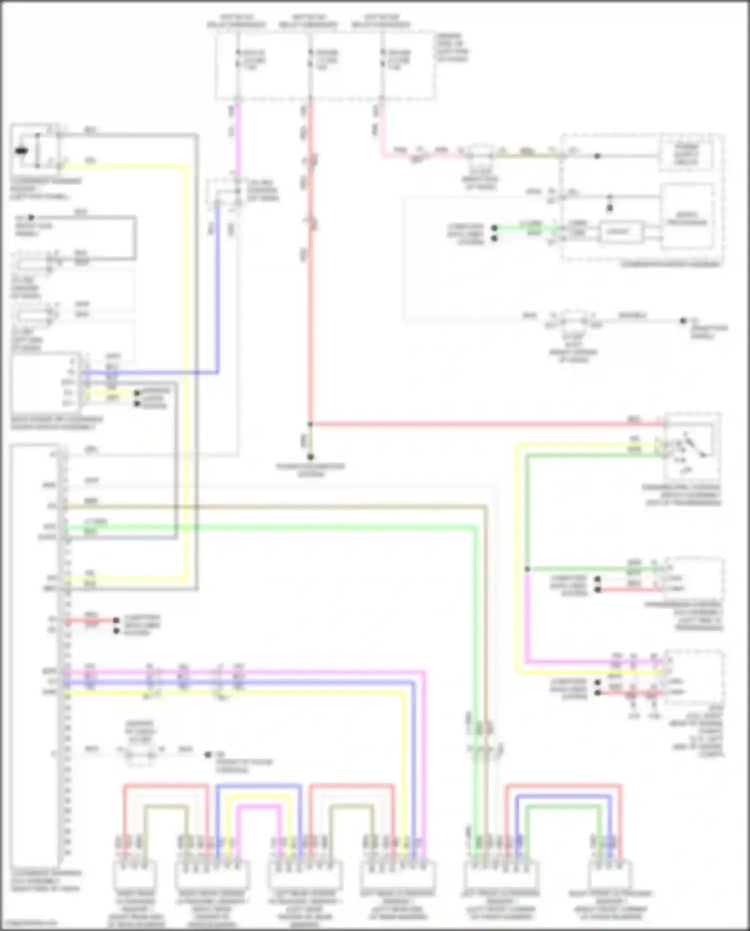 Venza Toyota I facelift (2012-2017): Parking assistant circuit