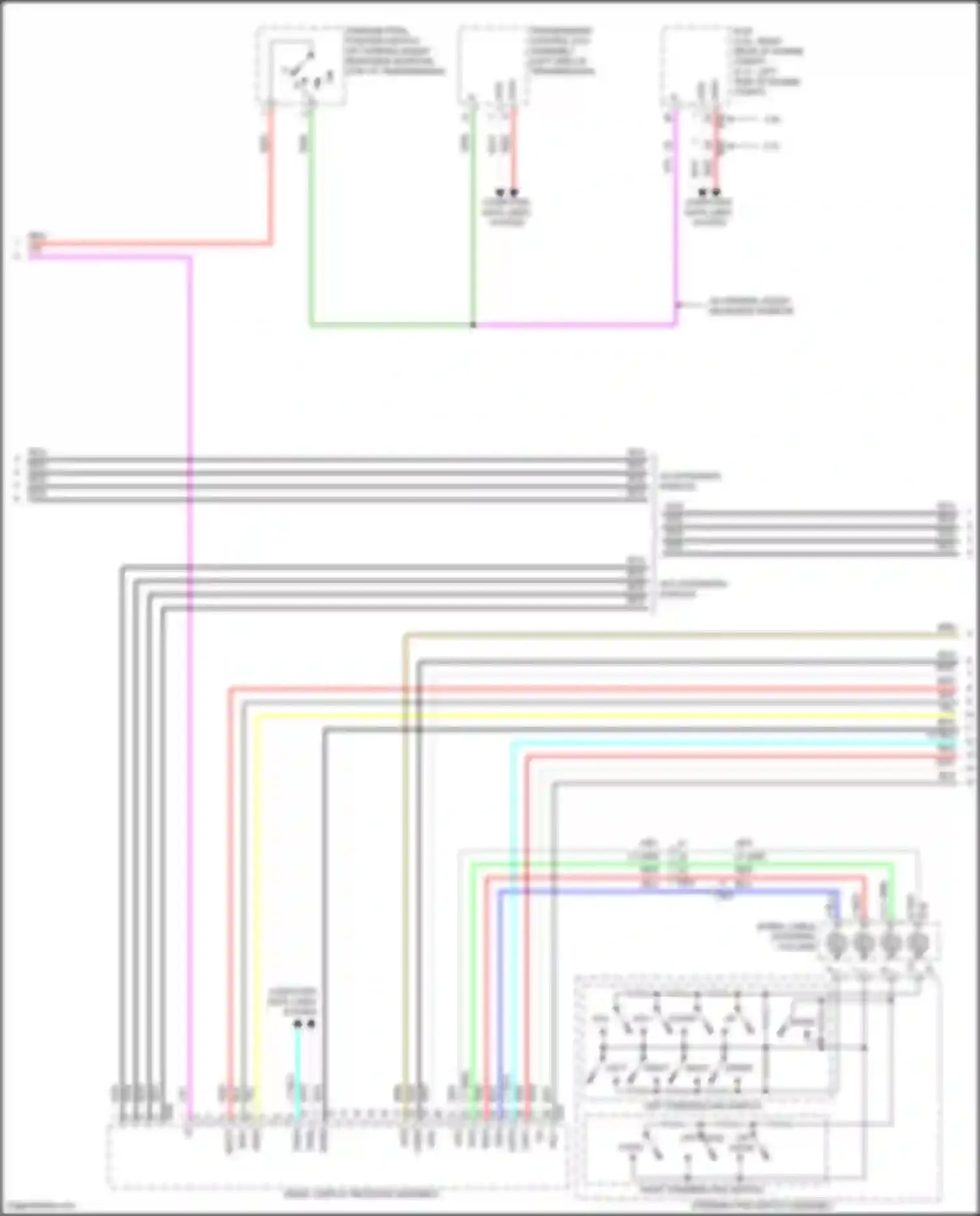 Venza Toyota I facelift (2012-2017): 13-speaker system circuit, w/o navigation receiver type (2 of 4)