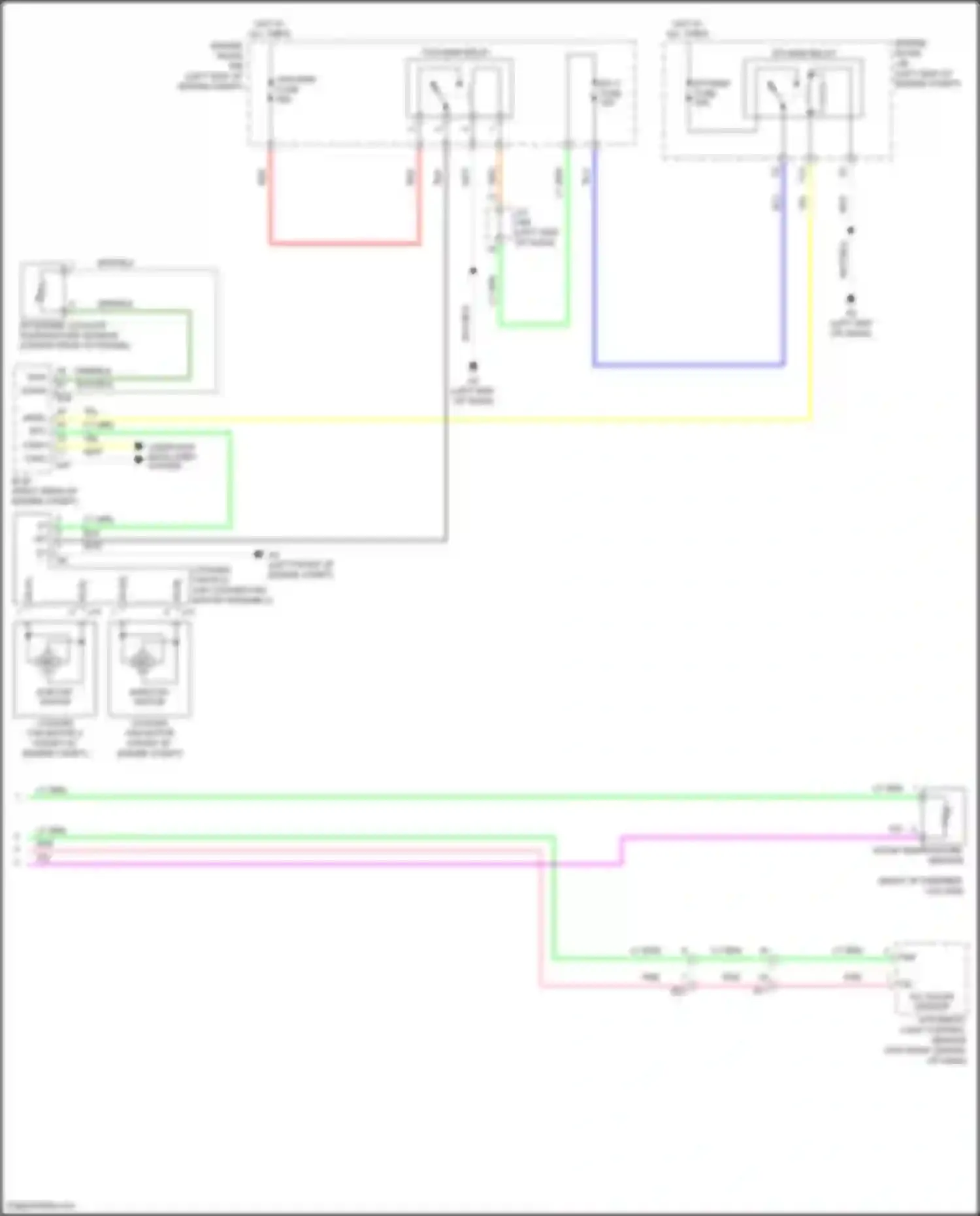 Wiring diagram a/c solar sensor for Toyota Venza I facelift (2012-2017) (2 of 2)