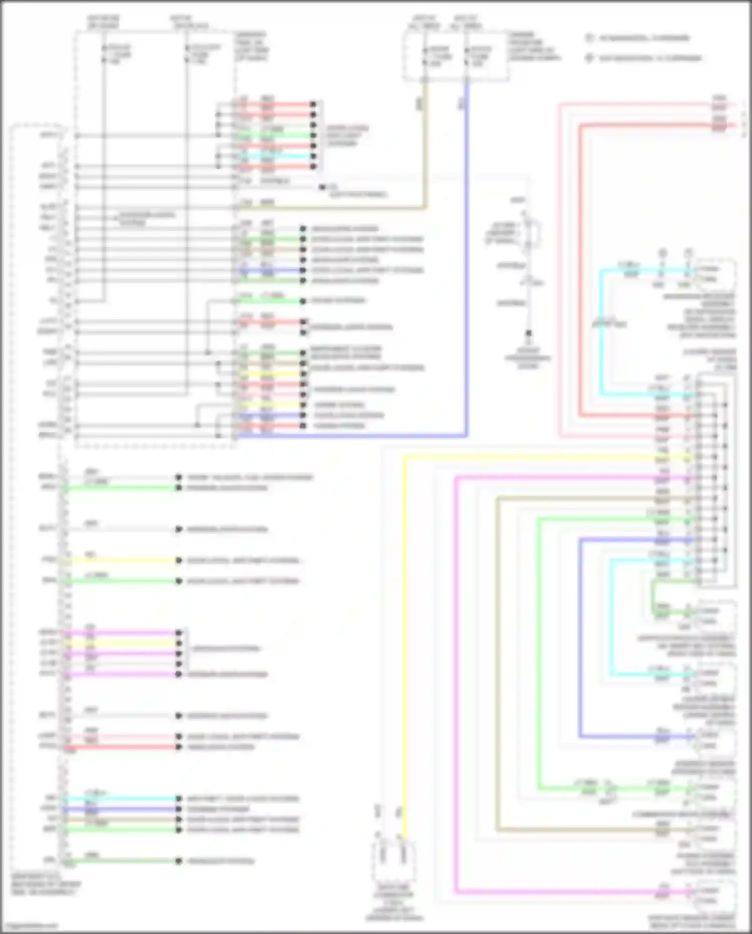 Wiring diagram combination meter assembly for Toyota Venza I facelift (2012-2017) (23 of 36)