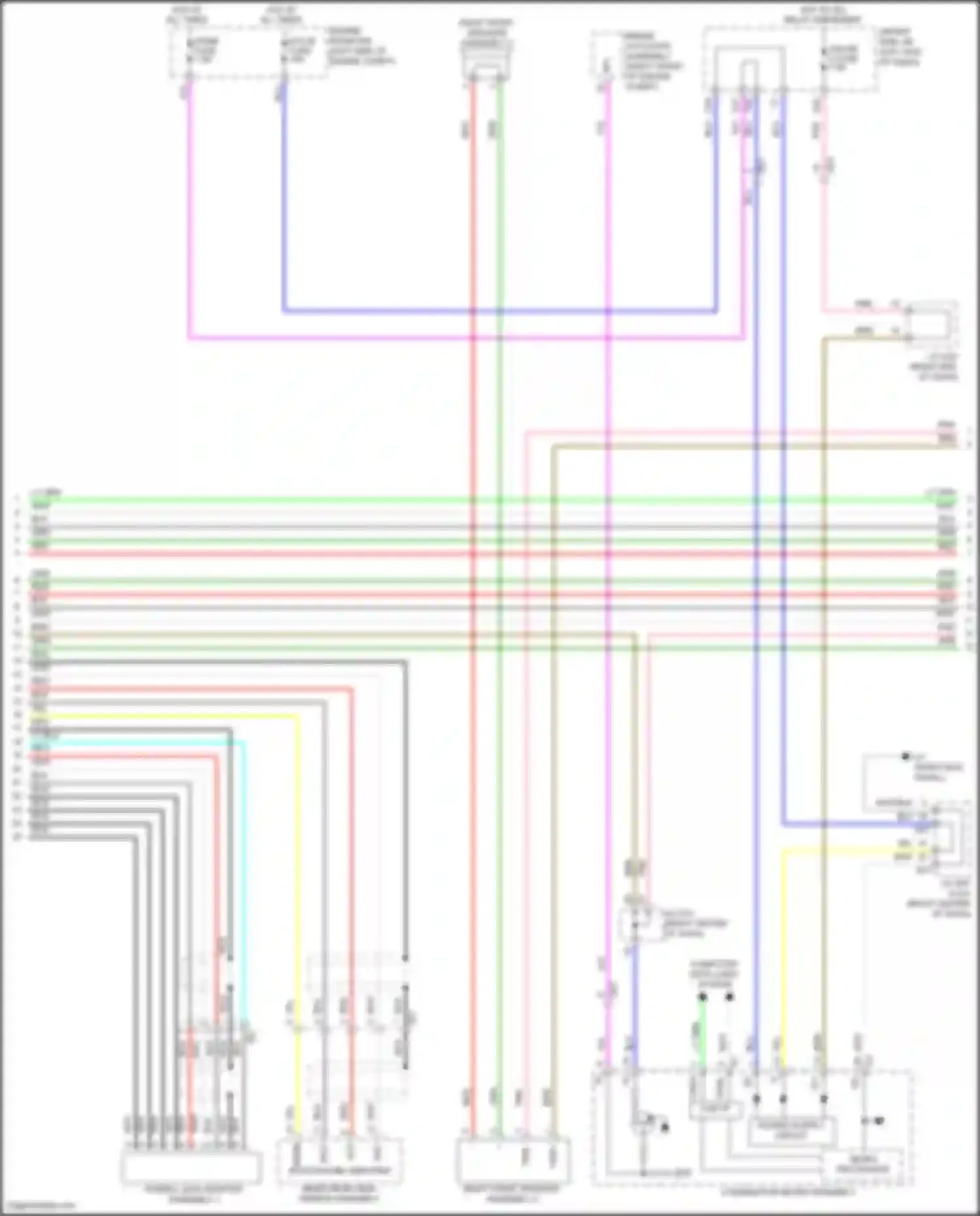 Wiring diagram computer data lines system for Toyota Venza I facelift (2012-2017) (15 of 73)