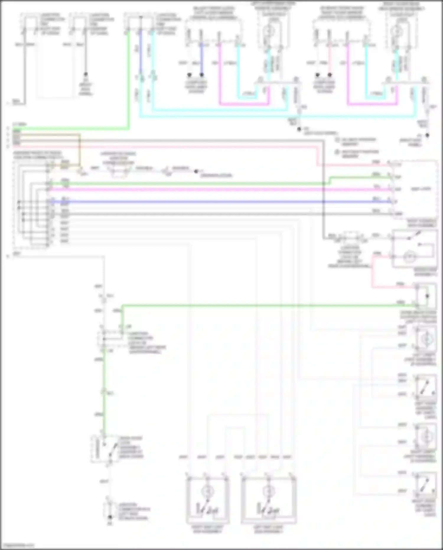 Wiring diagram computer data lines system for Toyota Venza I facelift (2012-2017) (42 of 73)