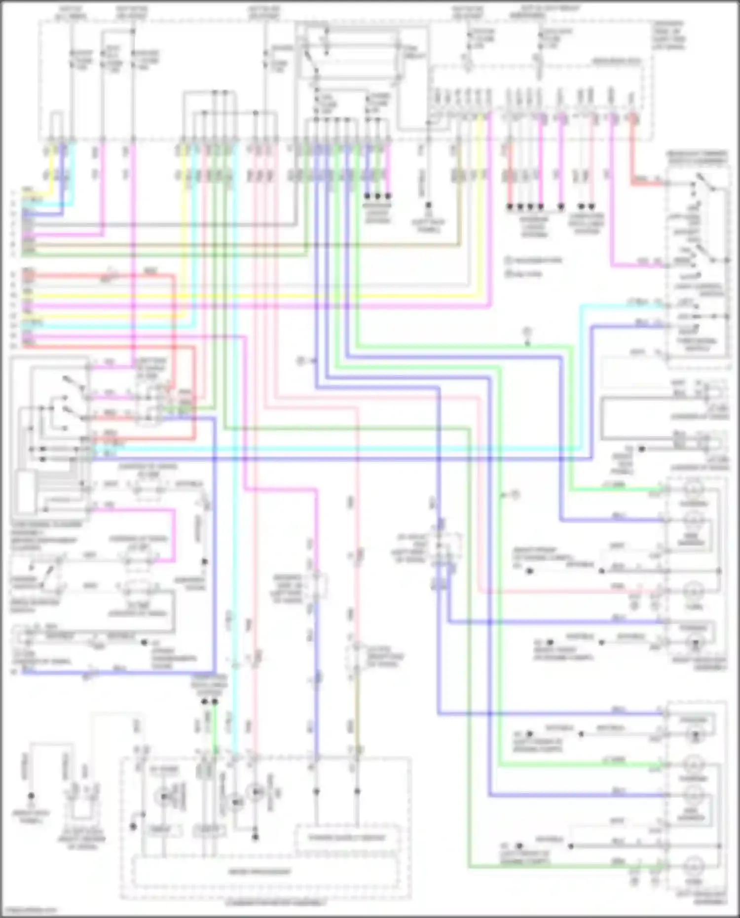 Wiring diagram computer data lines system for Toyota Venza I facelift (2012-2017) (33 of 73)