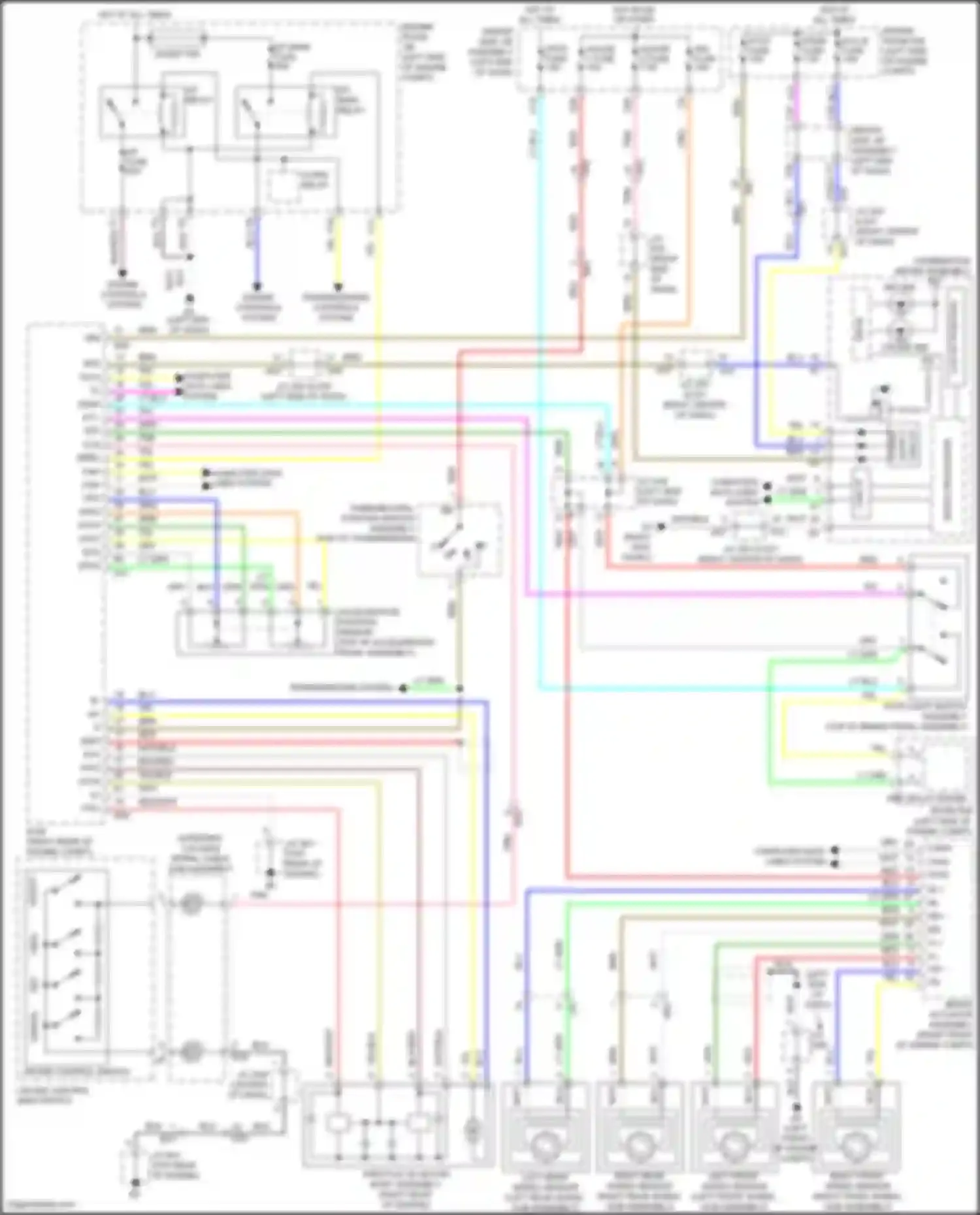 Wiring diagram c/opn relay for Toyota Venza I facelift (2012-2017) (4 of 6)