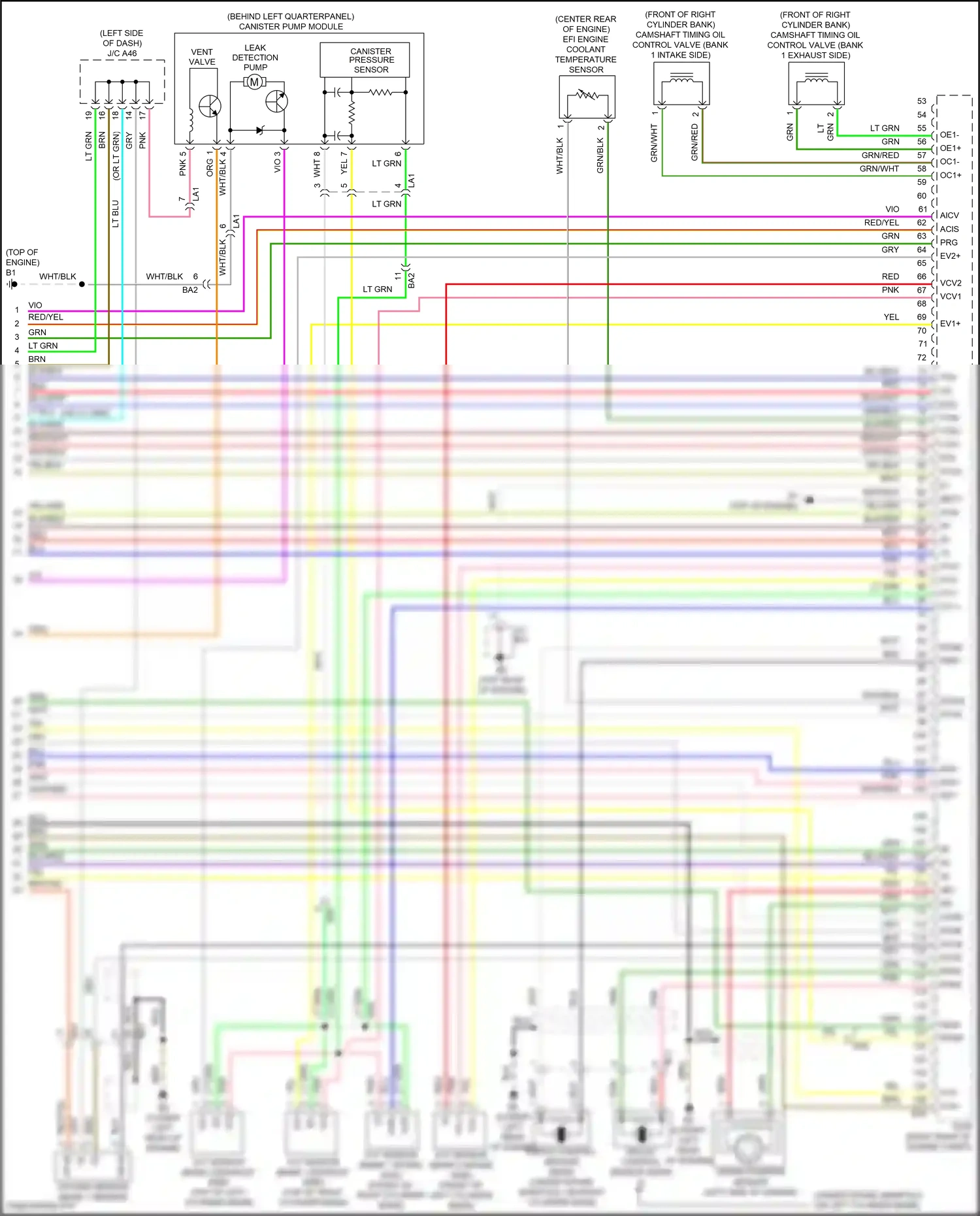 Toyota Venza I facelift (2012-2017) crank position sensor wiring diagram  (2 of 2)