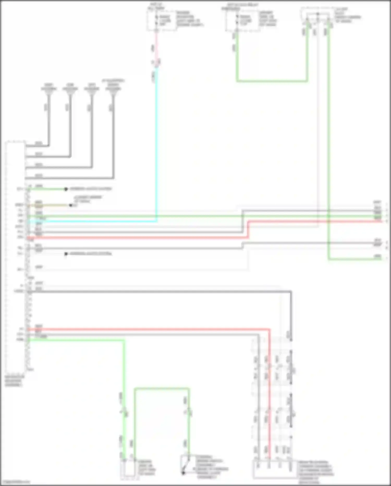 Wiring diagram driver side j/b for Toyota Venza I facelift (2012-2017) (6 of 40)