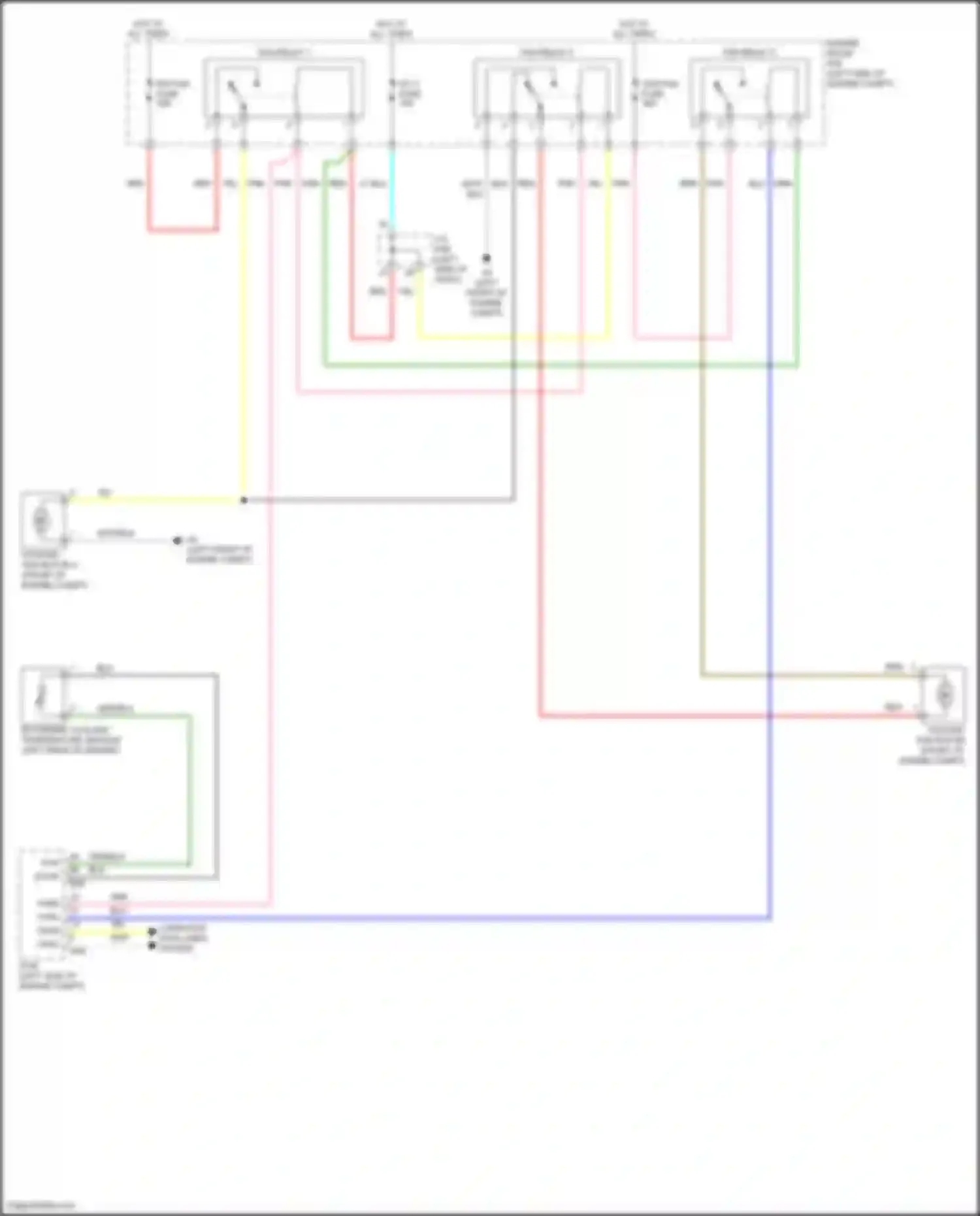 Wiring diagram e.f.i. engine coolant temperature sensor for Toyota Venza I facelift (2012-2017) (2 of 6)