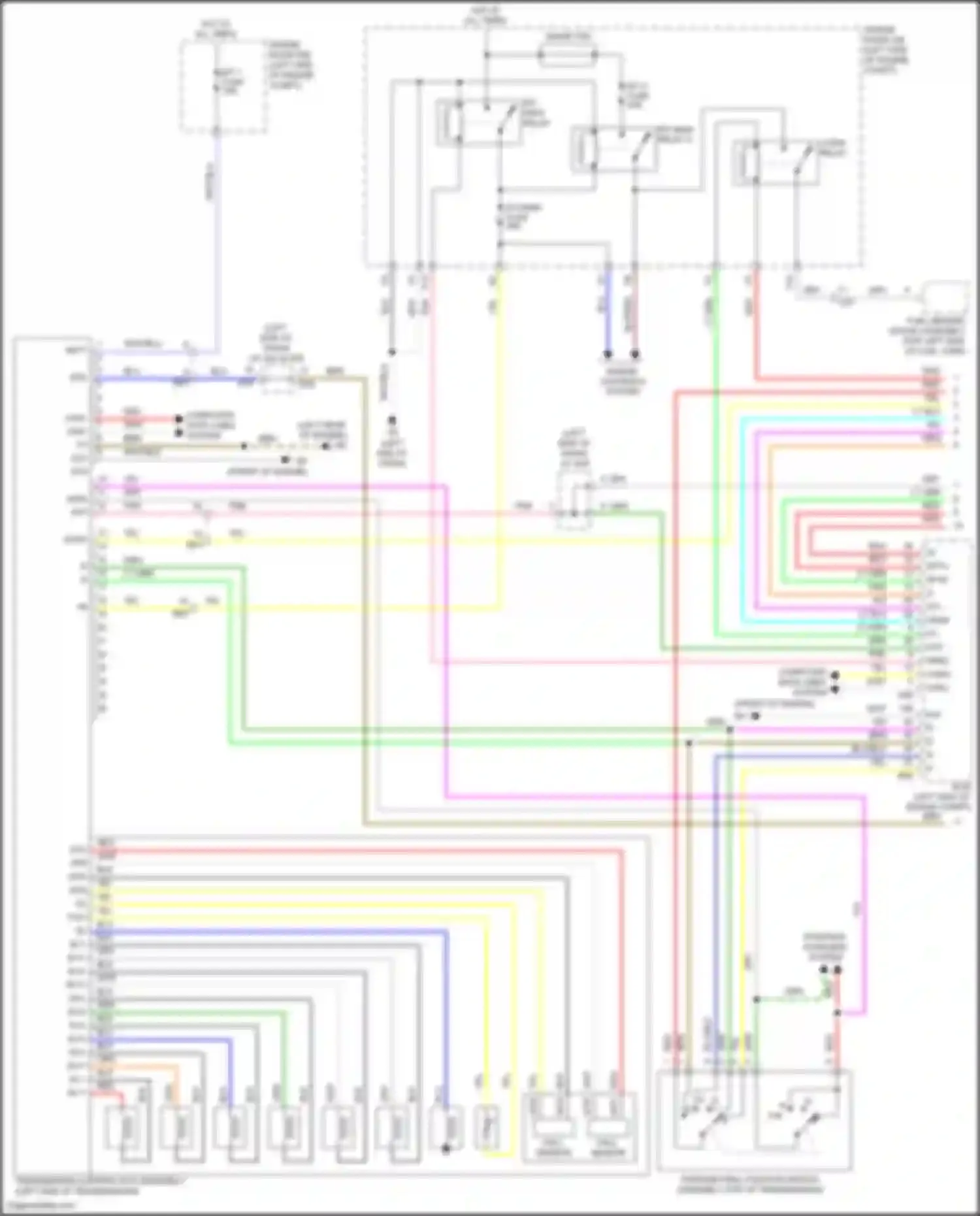 Wiring diagram efi main relay 2 for Toyota Venza I facelift (2012-2017) (1 of 1)