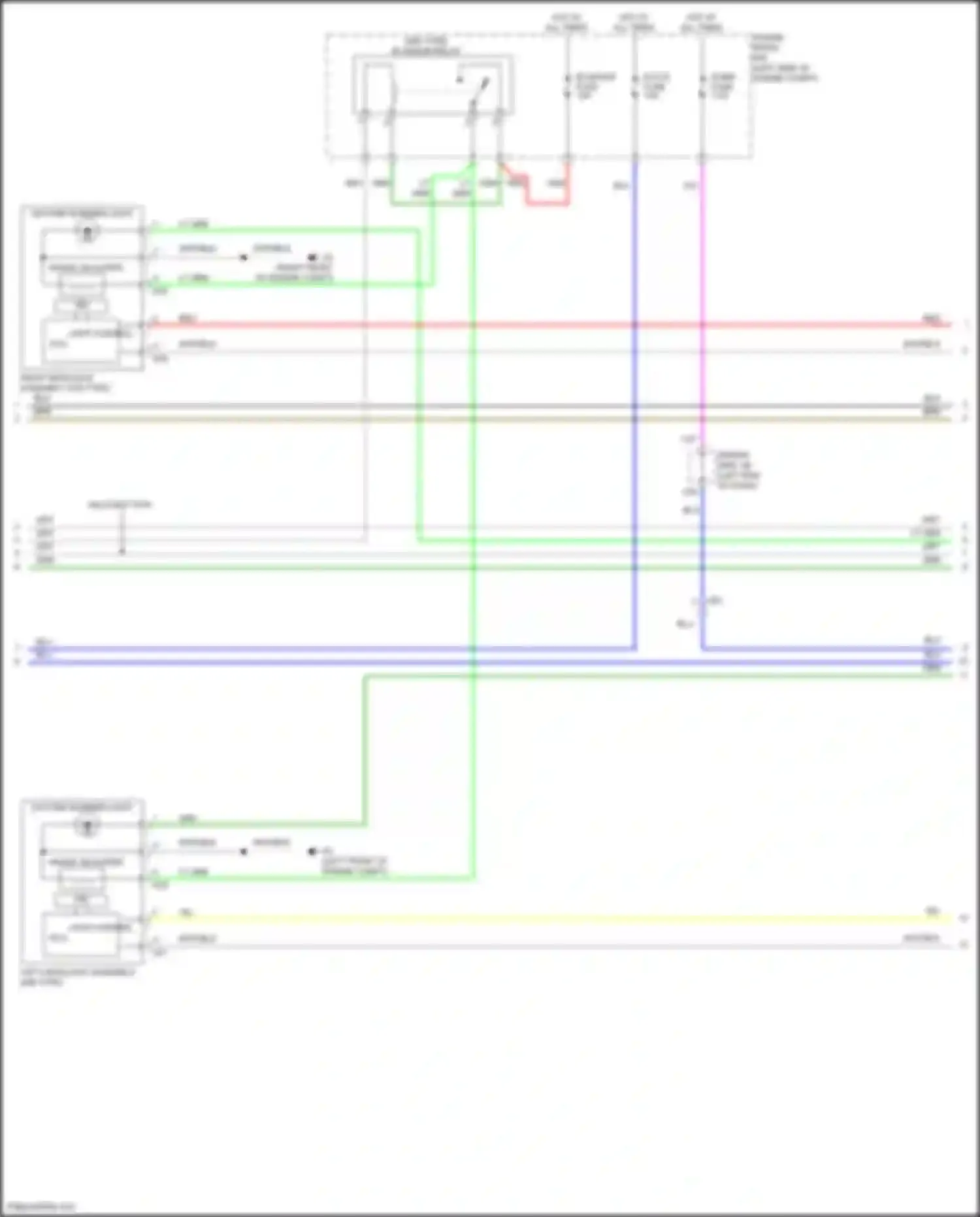 Wiring diagram engine room r/b for Toyota Venza I facelift (2012-2017) (3 of 68)