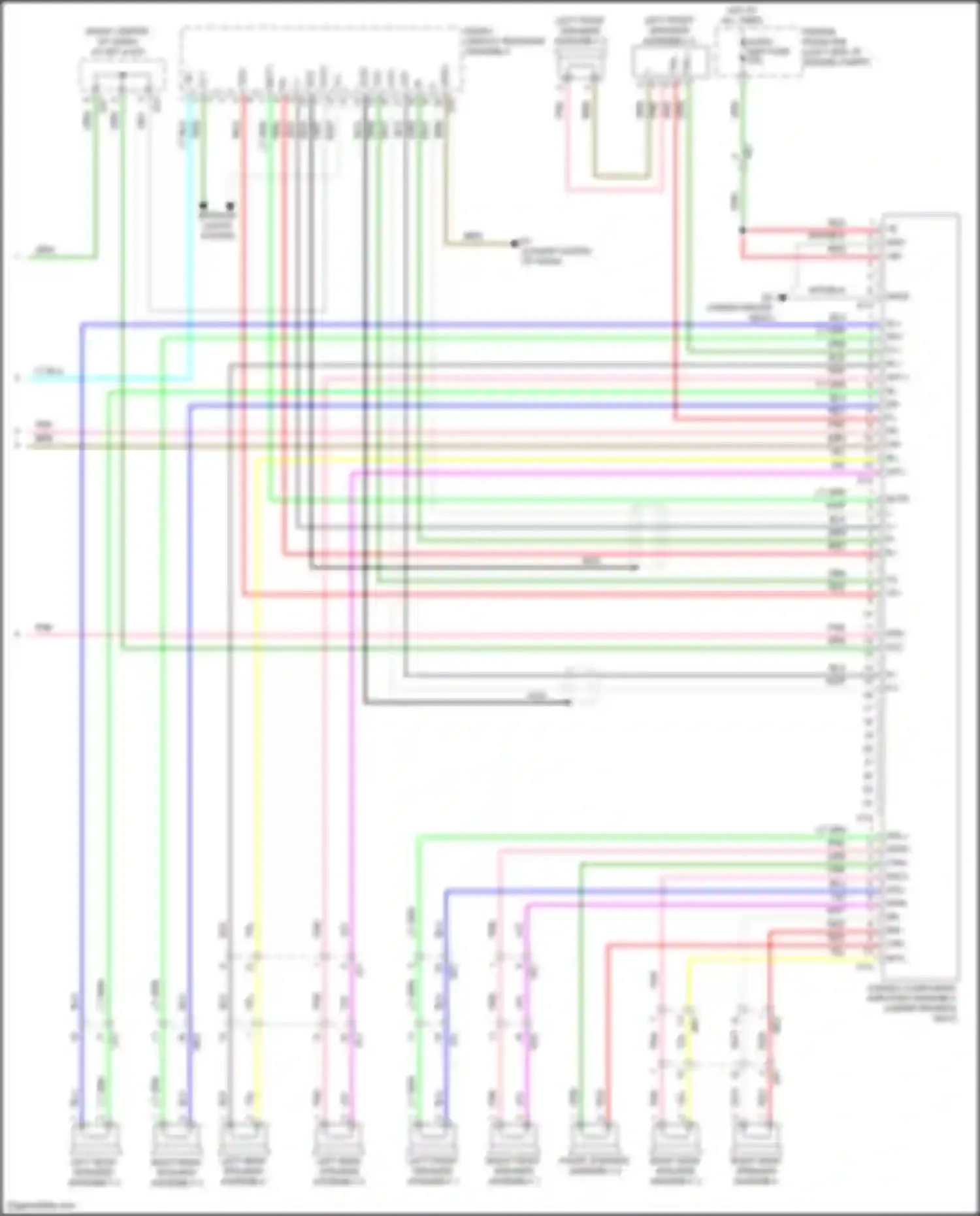 Wiring diagram engine room r/b for Toyota Venza I facelift (2012-2017) (18 of 68)