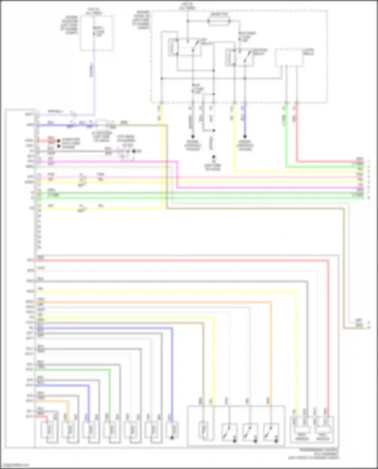 Wiring diagram hall sensor for Toyota Venza I facelift (2012-2017) (2 of 2)