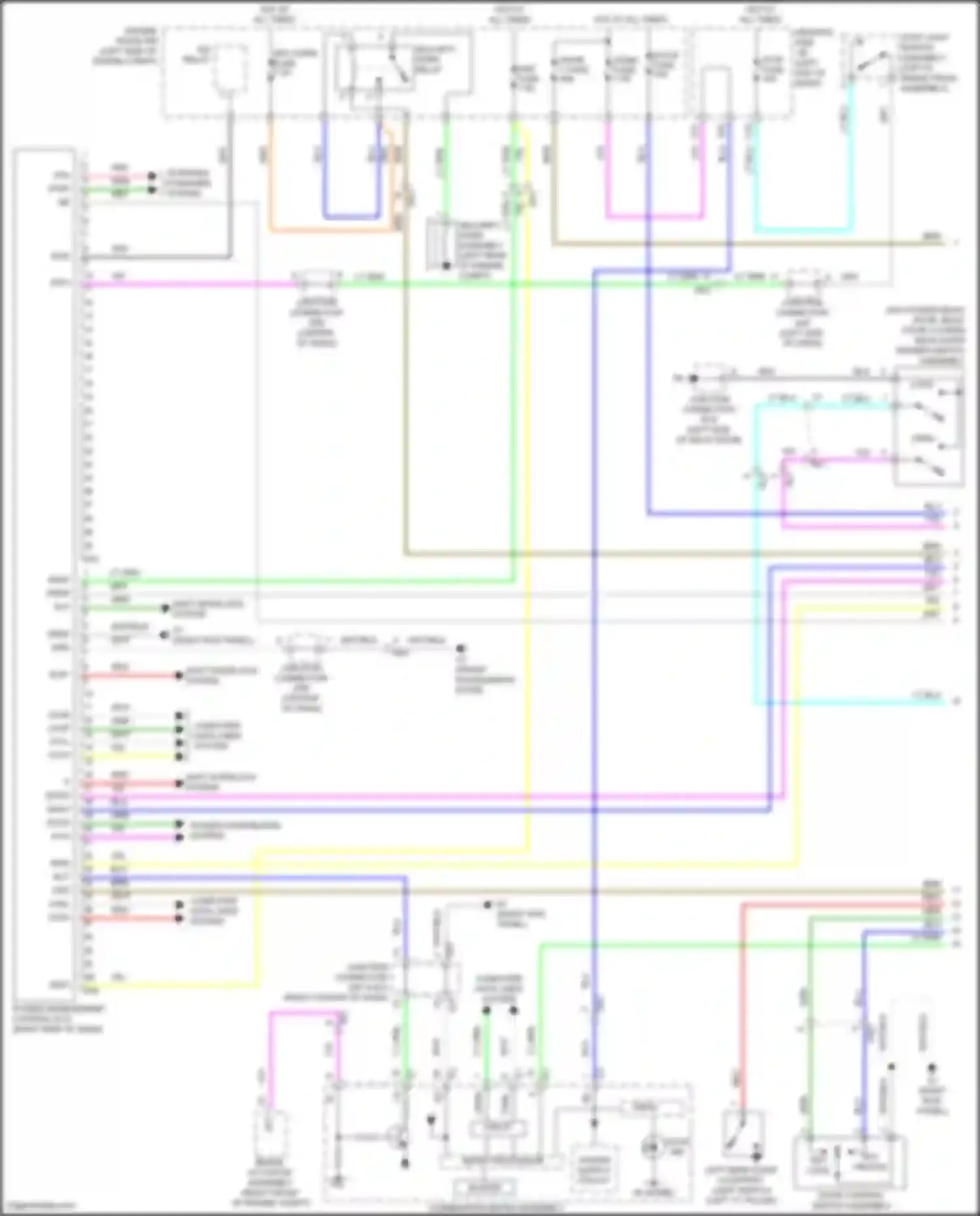 Wiring diagram micro- processor for Toyota Venza I facelift (2012-2017) (16 of 28)