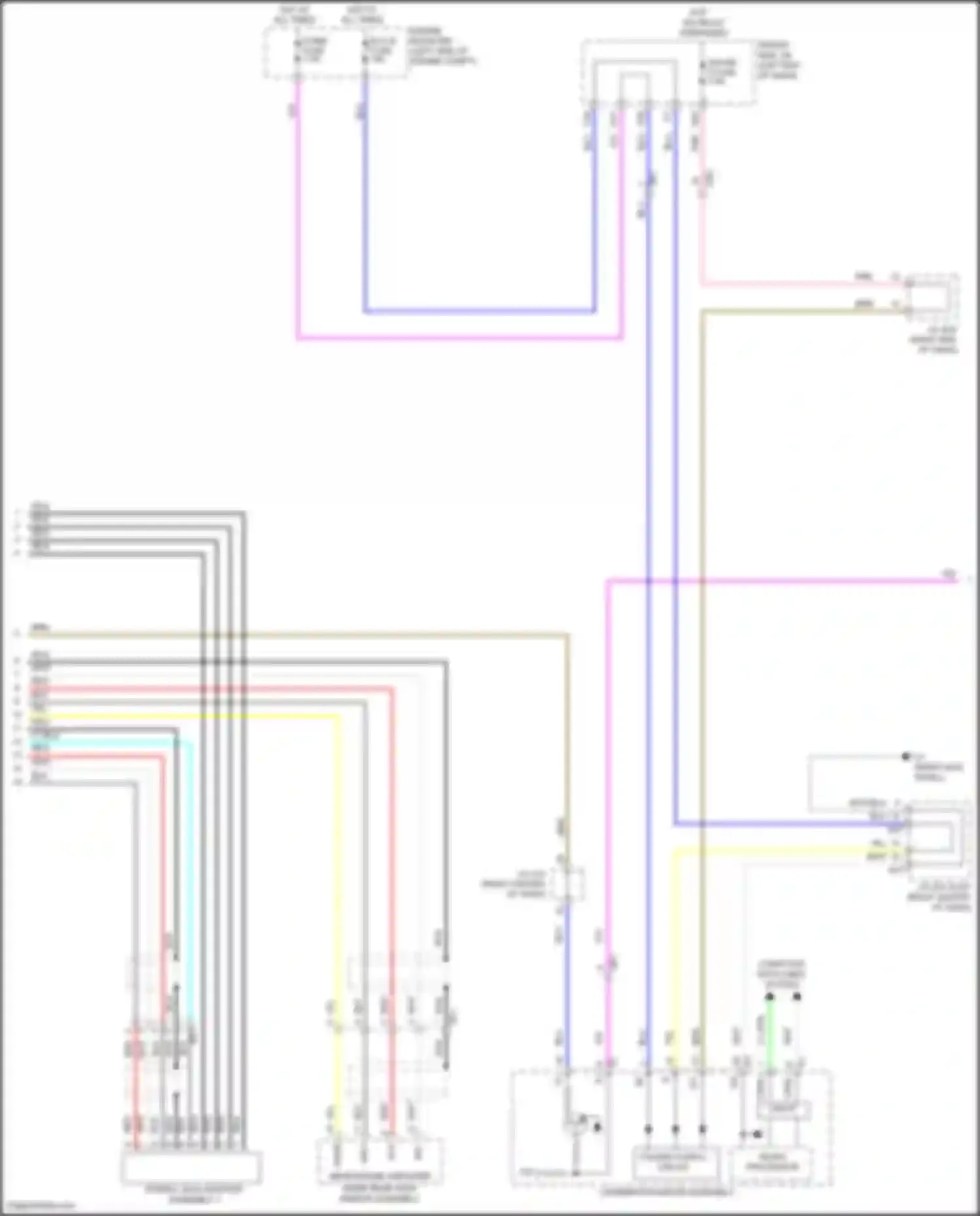 Wiring diagram micro- processor for Toyota Venza I facelift (2012-2017) (2 of 28)