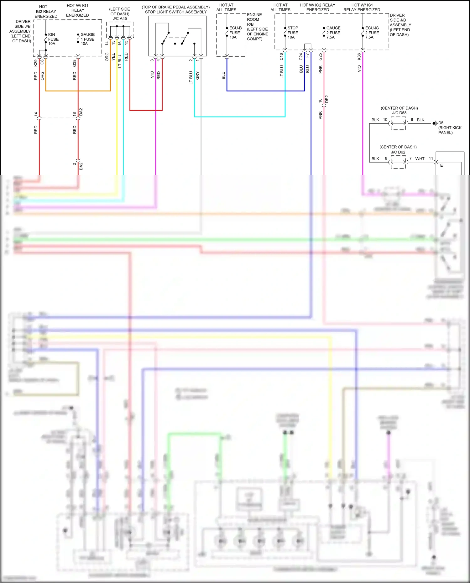 Wiring diagram micro - for Toyota Venza I facelift (2012-2017) (1 of 6)