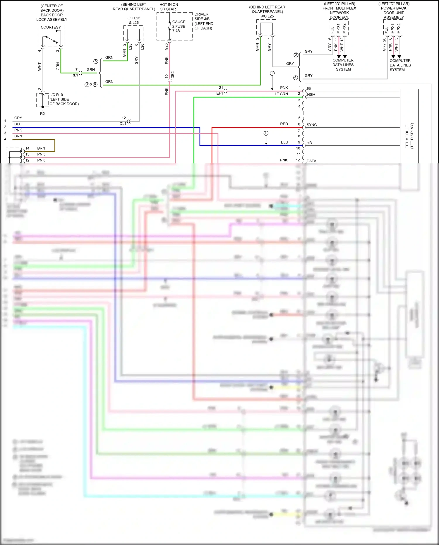 Wiring diagram micro - for Toyota Venza I facelift (2012-2017) (4 of 6)