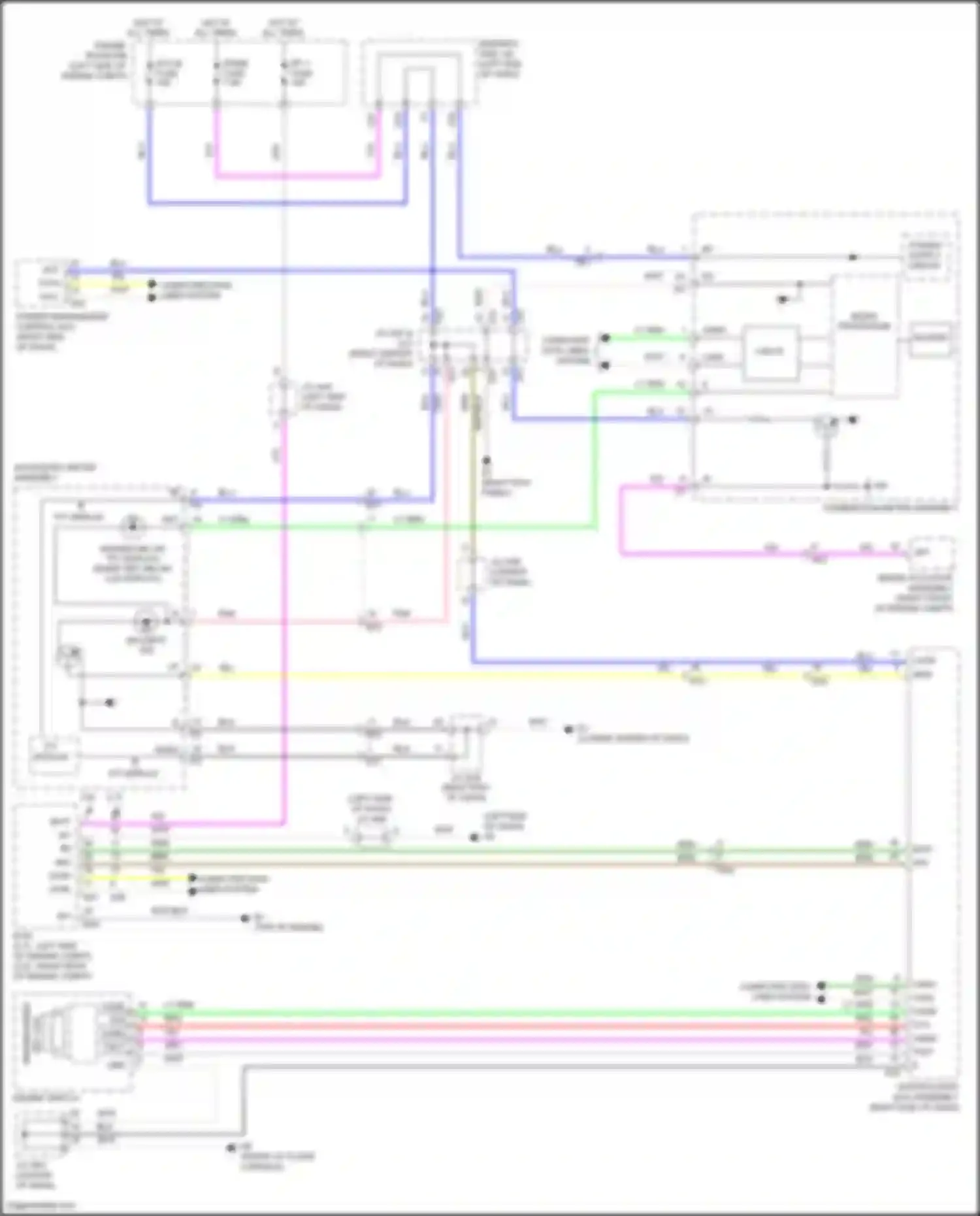 Wiring diagram right end of dash) for Toyota Venza I facelift (2012-2017) (30 of 35)