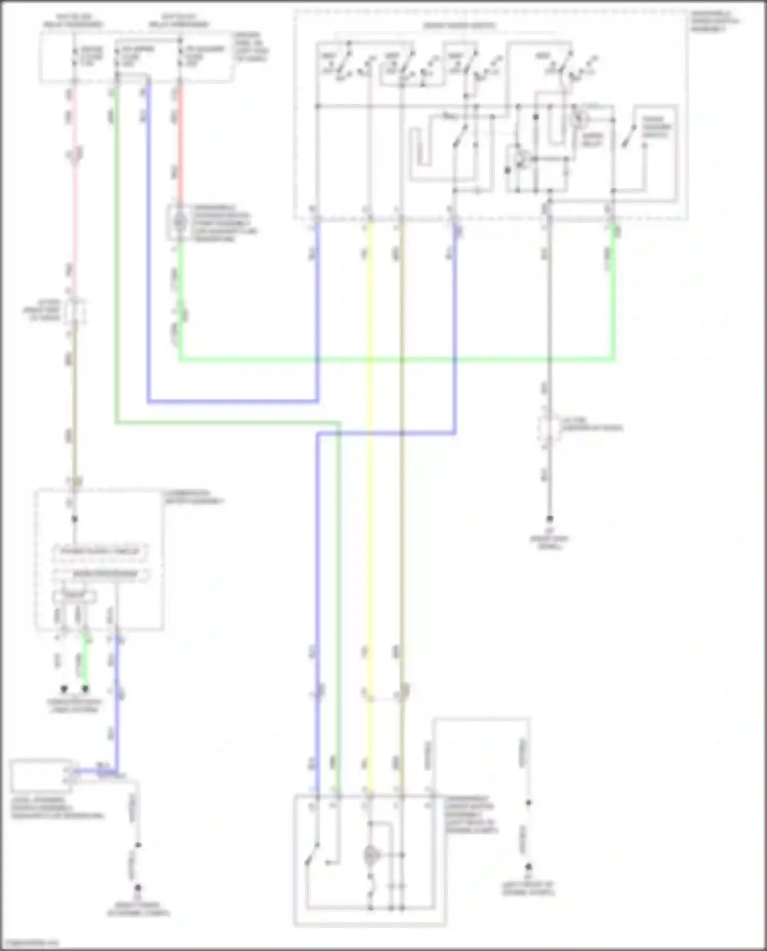 Wiring diagram right end of dash) for Toyota Venza I facelift (2012-2017) (15 of 35)