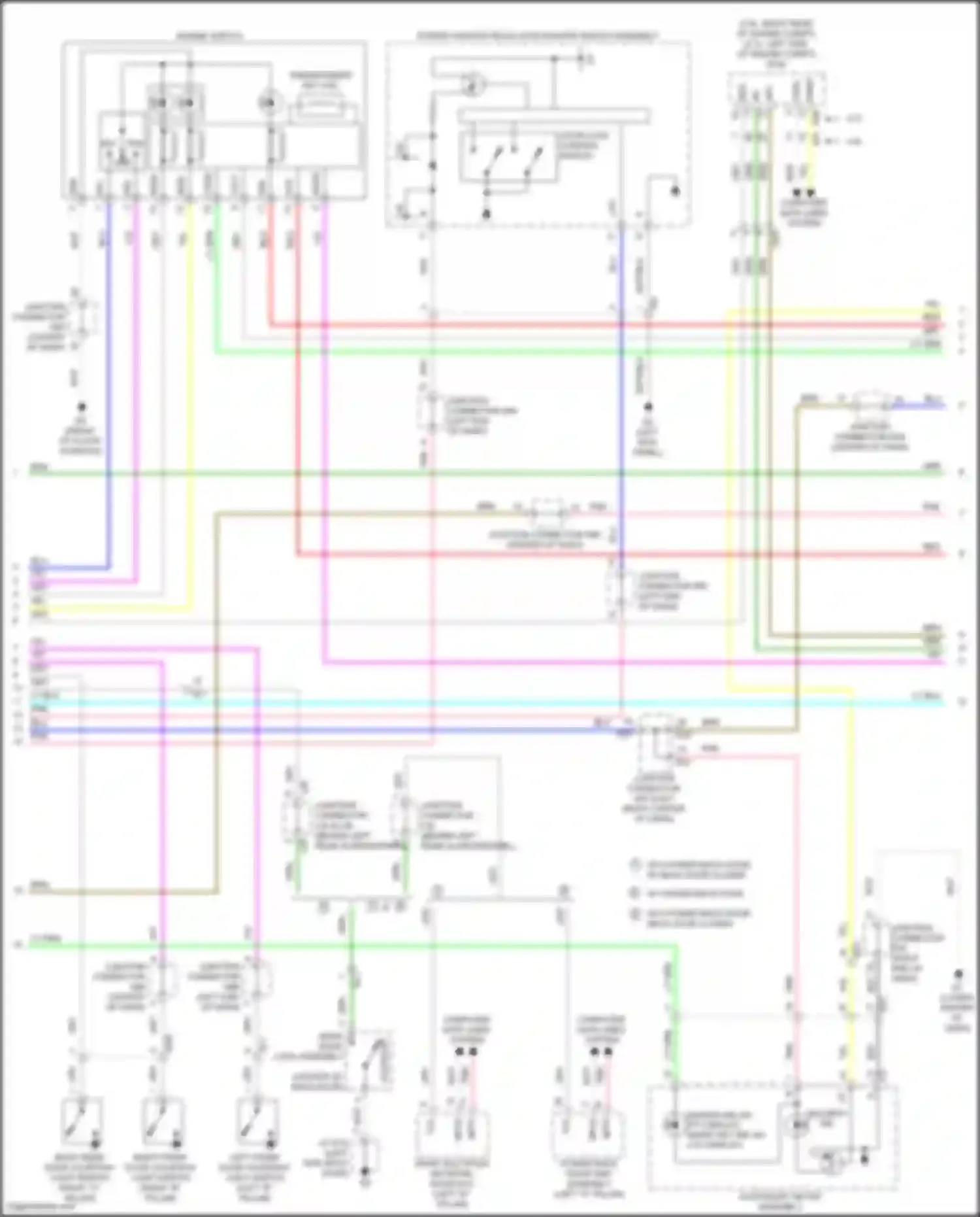 Wiring diagram right end of dash) for Toyota Venza I facelift (2012-2017) (27 of 35)