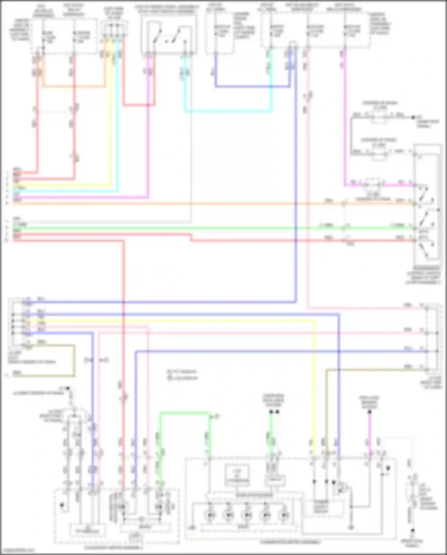 Wiring diagram right end of dash) for Toyota Venza I facelift (2012-2017) (22 of 35)