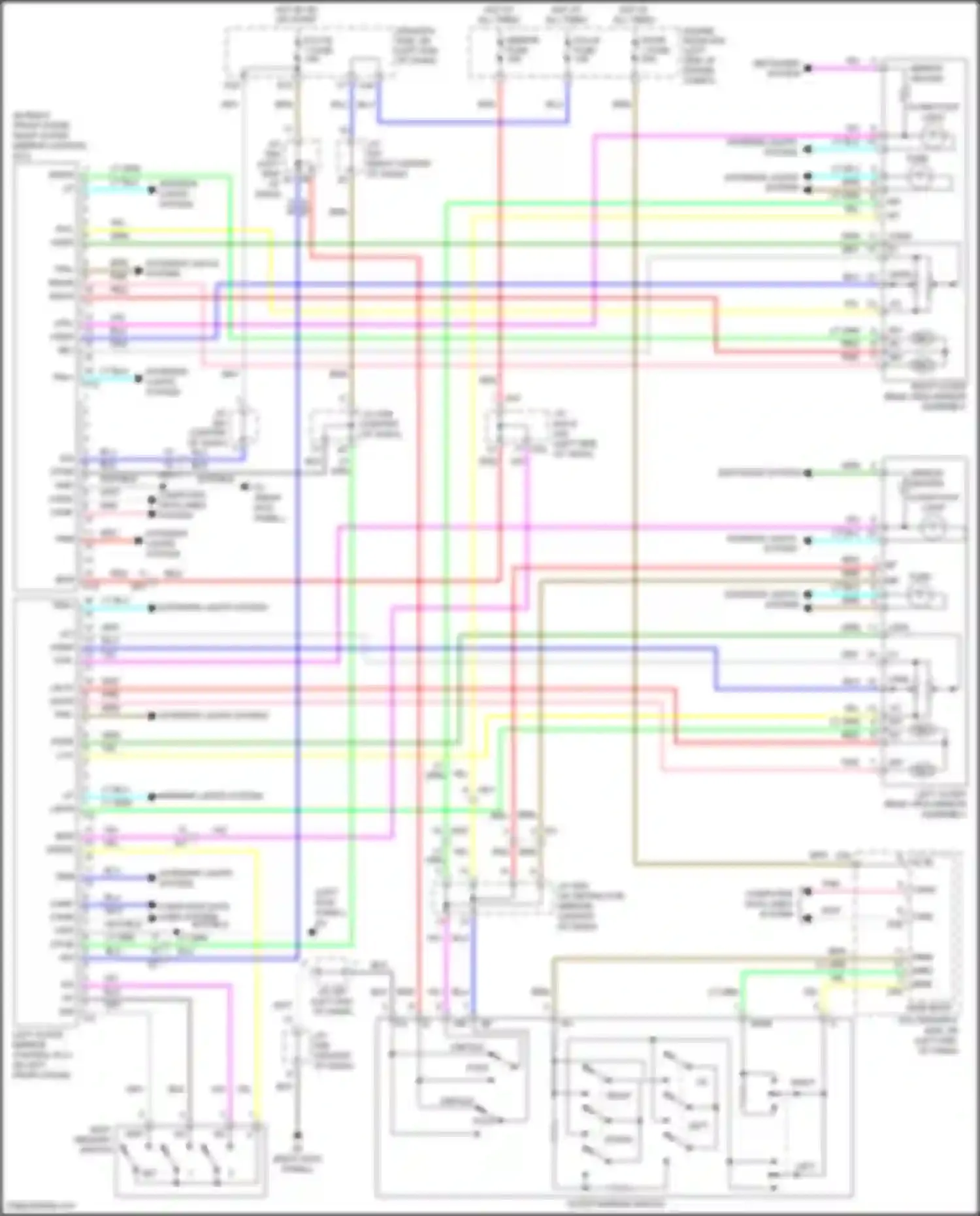 Wiring diagram rm+r for Toyota Venza I facelift (2012-2017) (1 of 1)
