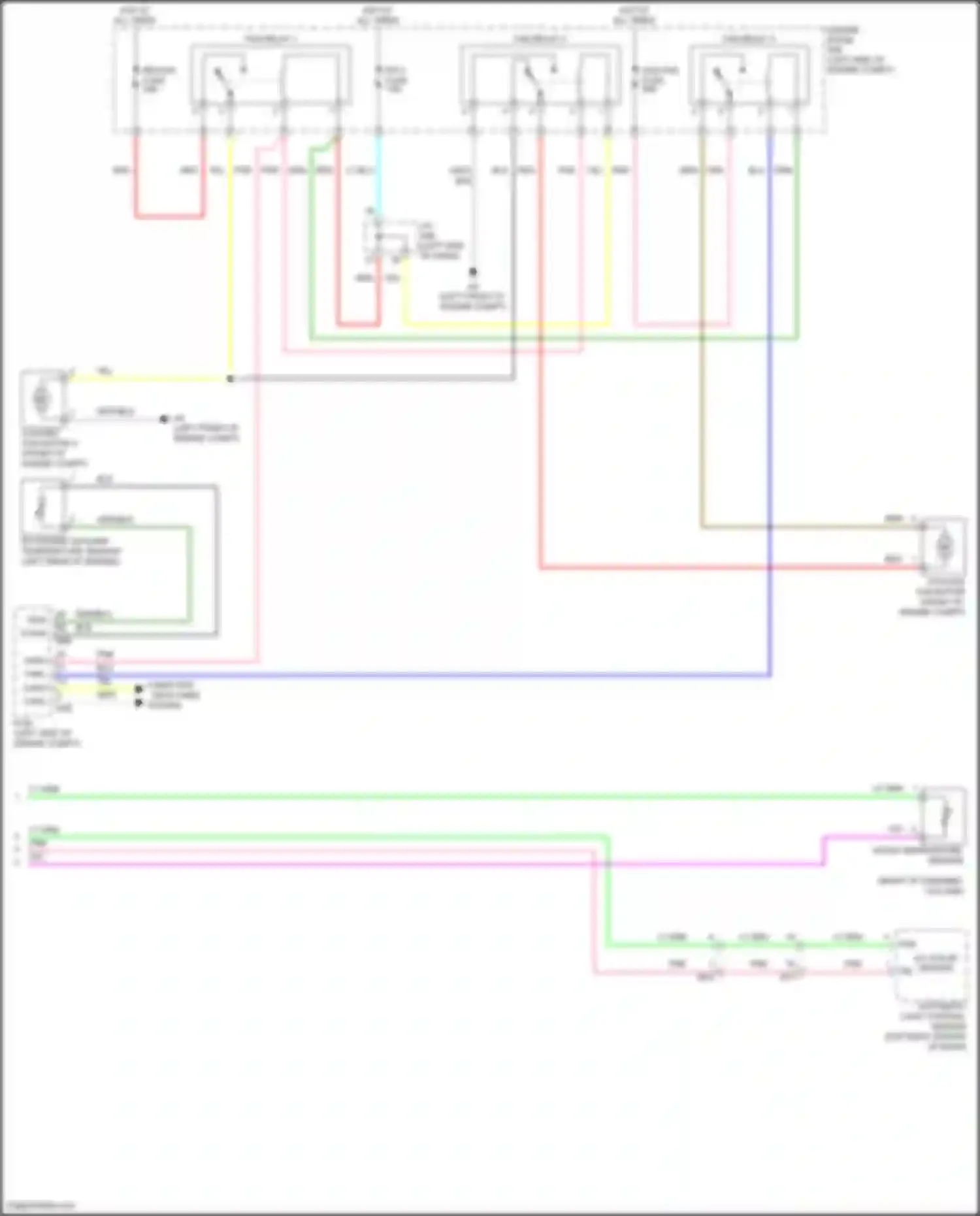 Wiring diagram room temperature sensor for Toyota Venza I facelift (2012-2017) (1 of 2)