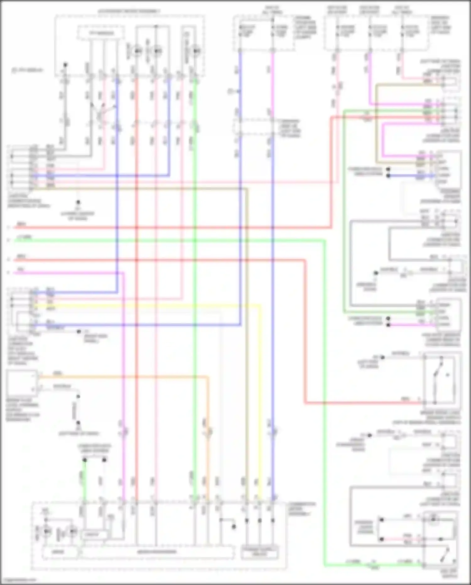 Wiring diagram steering sensor for Toyota Venza I facelift (2012-2017) (1 of 4)