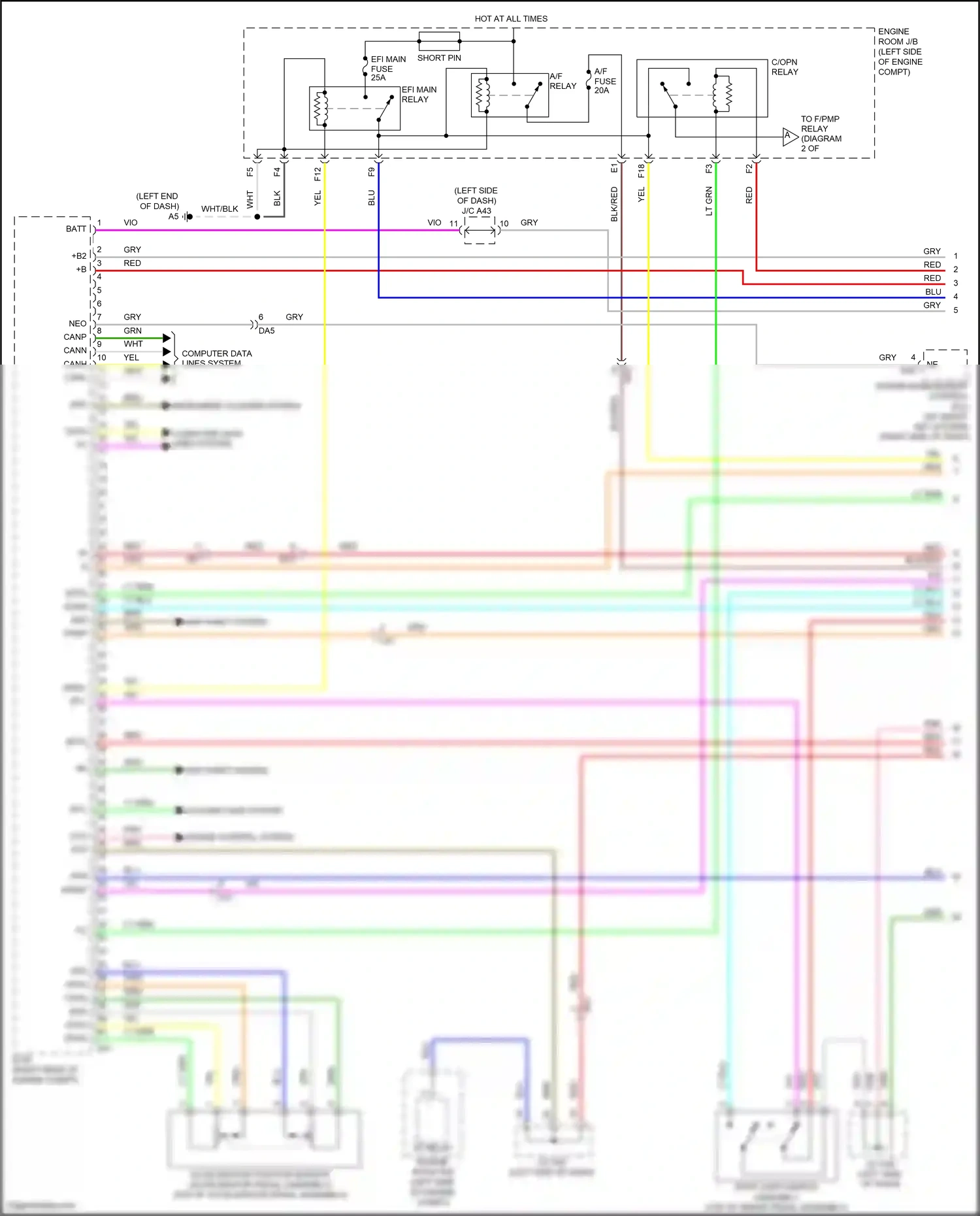 Toyota Venza I facelift (2012-2017) stop light switch assembly wiring diagram  (8 of 8)