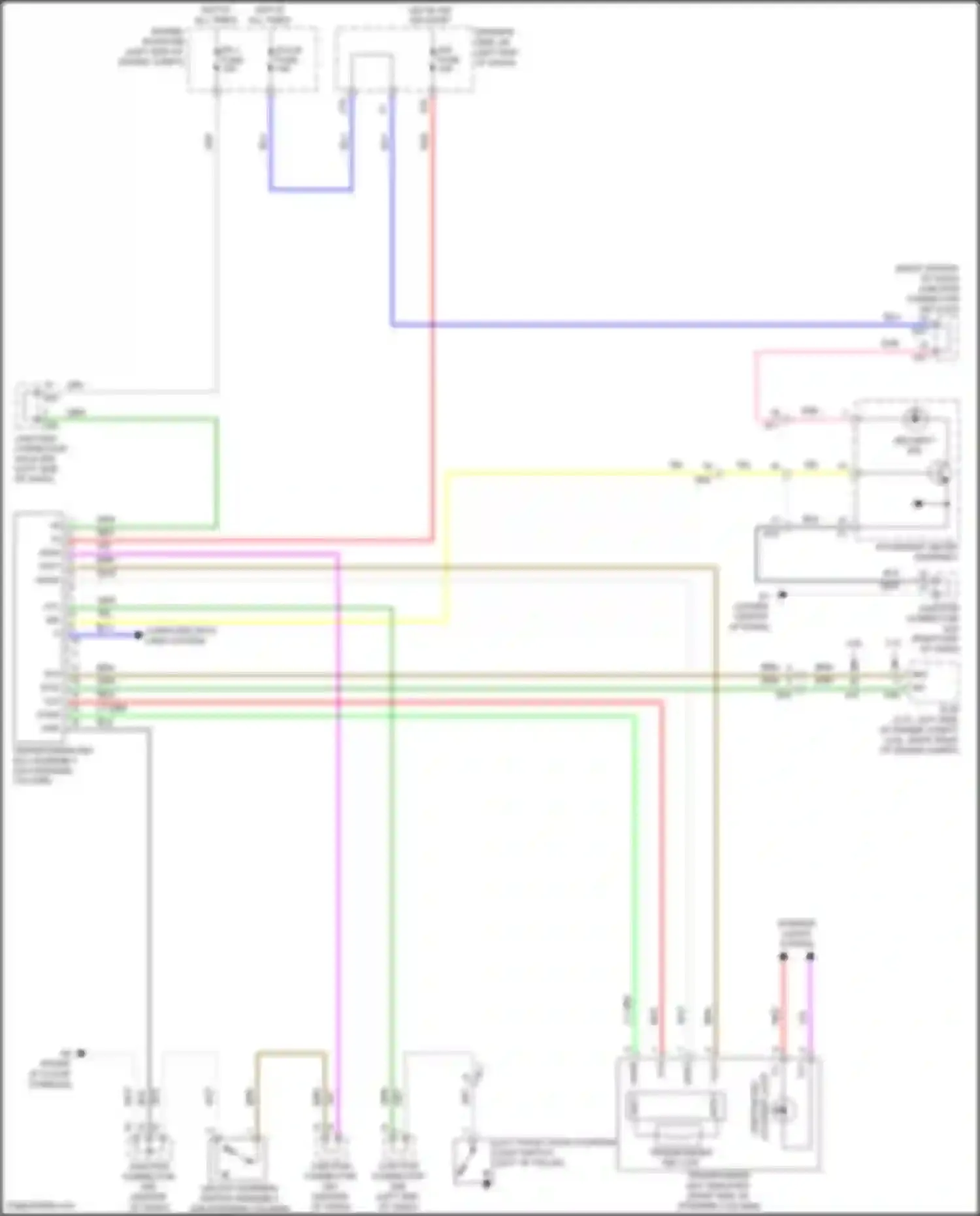 Wiring diagram transponder key amplifier for Toyota Venza I facelift (2012-2017) (2 of 2)