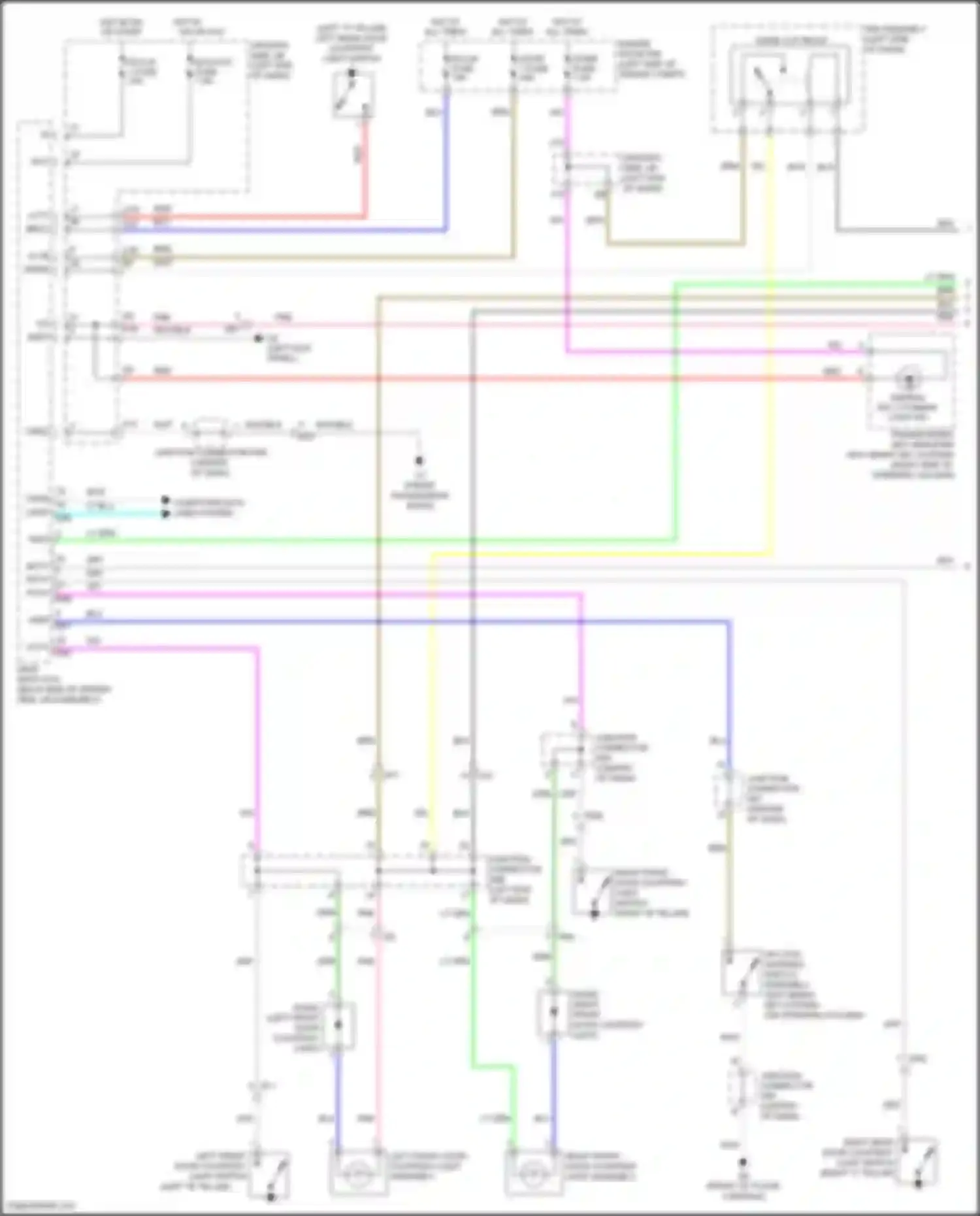 Wiring diagram transponder key amplifier for Toyota Venza I facelift (2012-2017) (1 of 2)