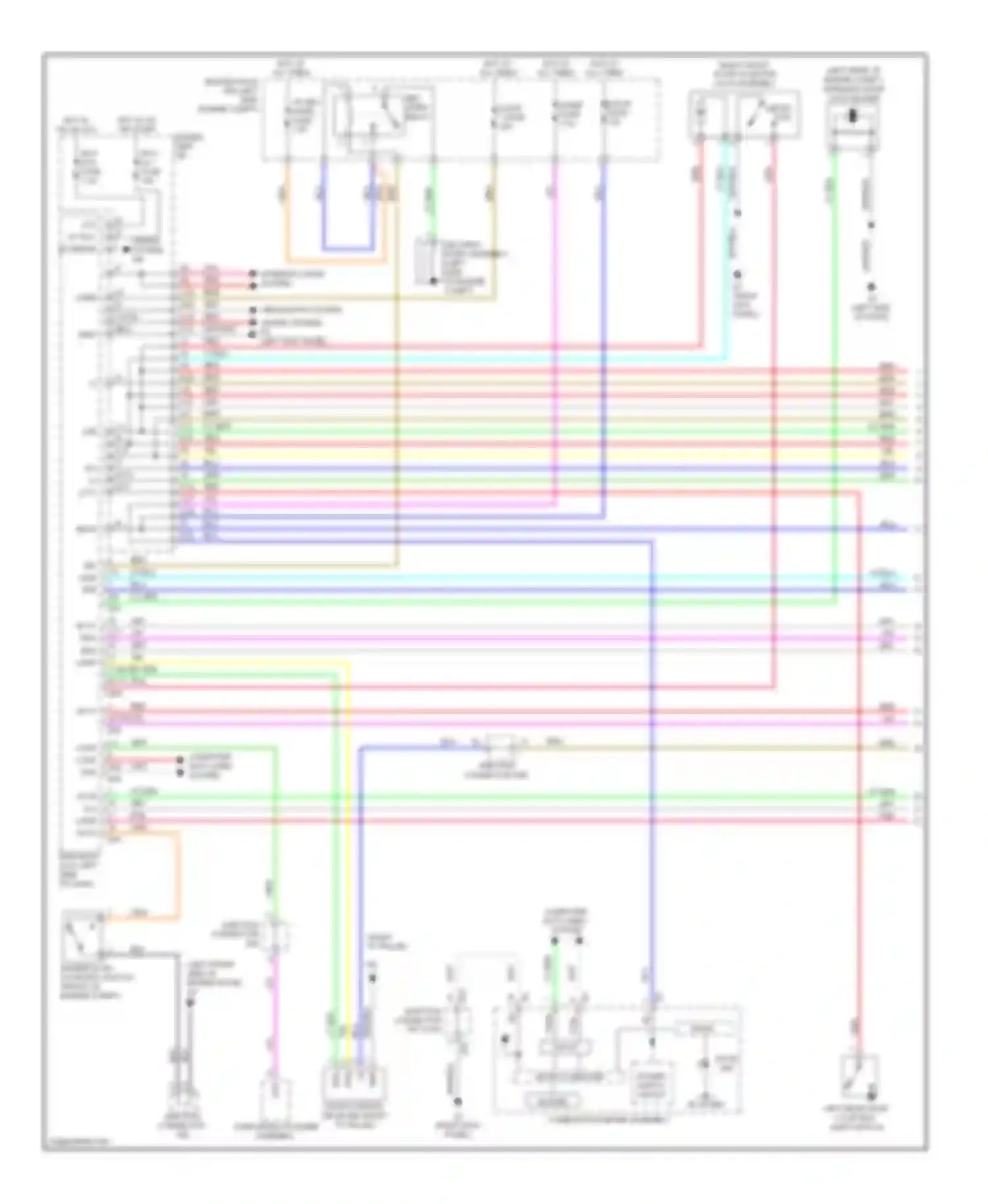 Venza Toyota I (2008-2012): Forced entry circuit, without smart key system (1 of 2)