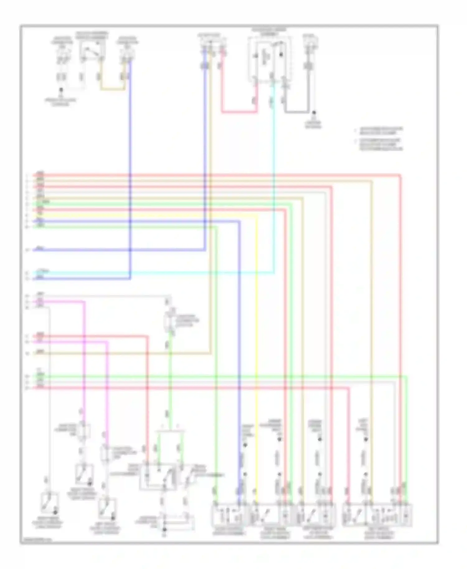 Venza Toyota I (2008-2012): Forced entry circuit, without smart key system (2 of 2)