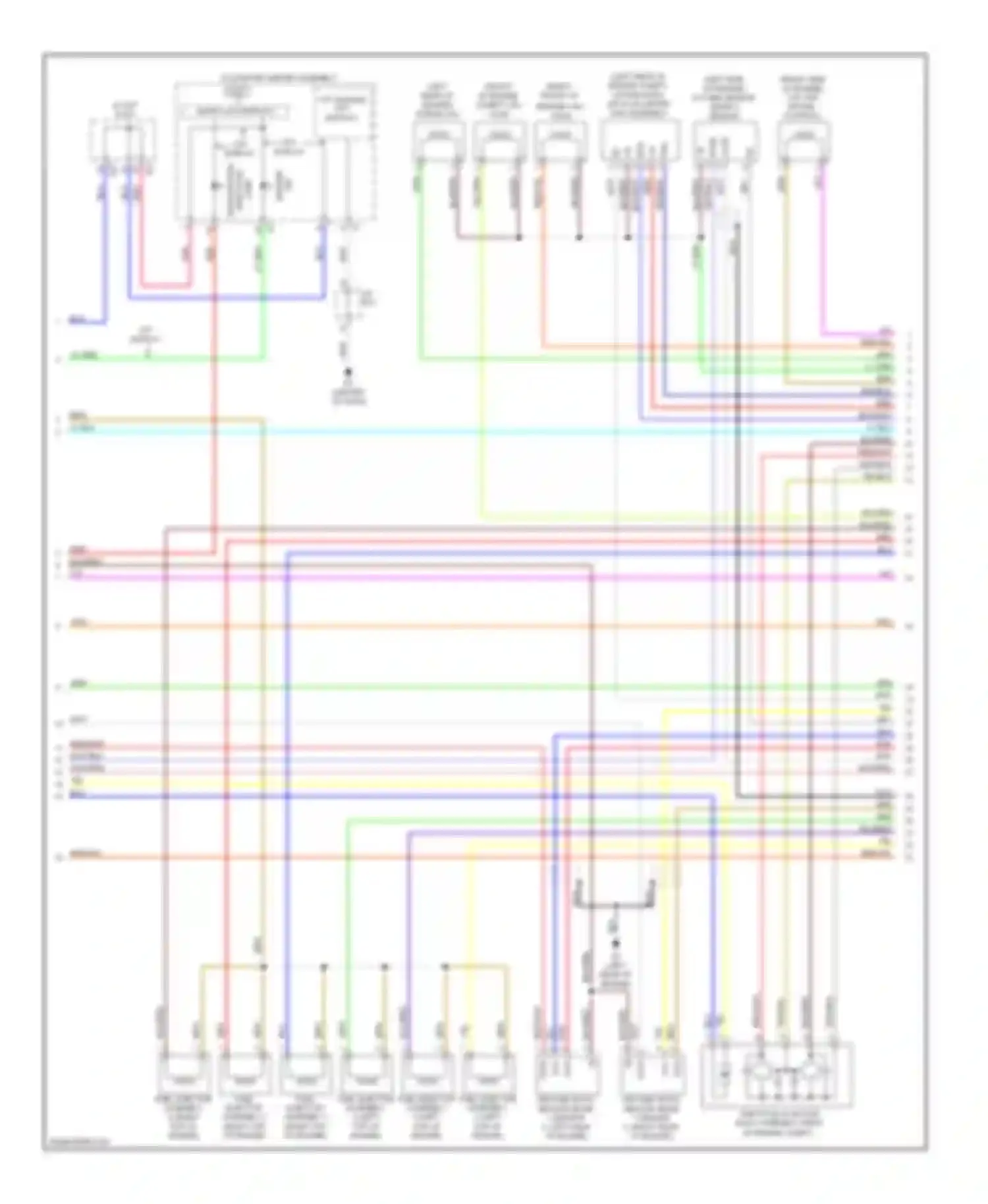 Venza Toyota I (2008-2012): Wiring diagram engine performance 3.5l (5 of 6)