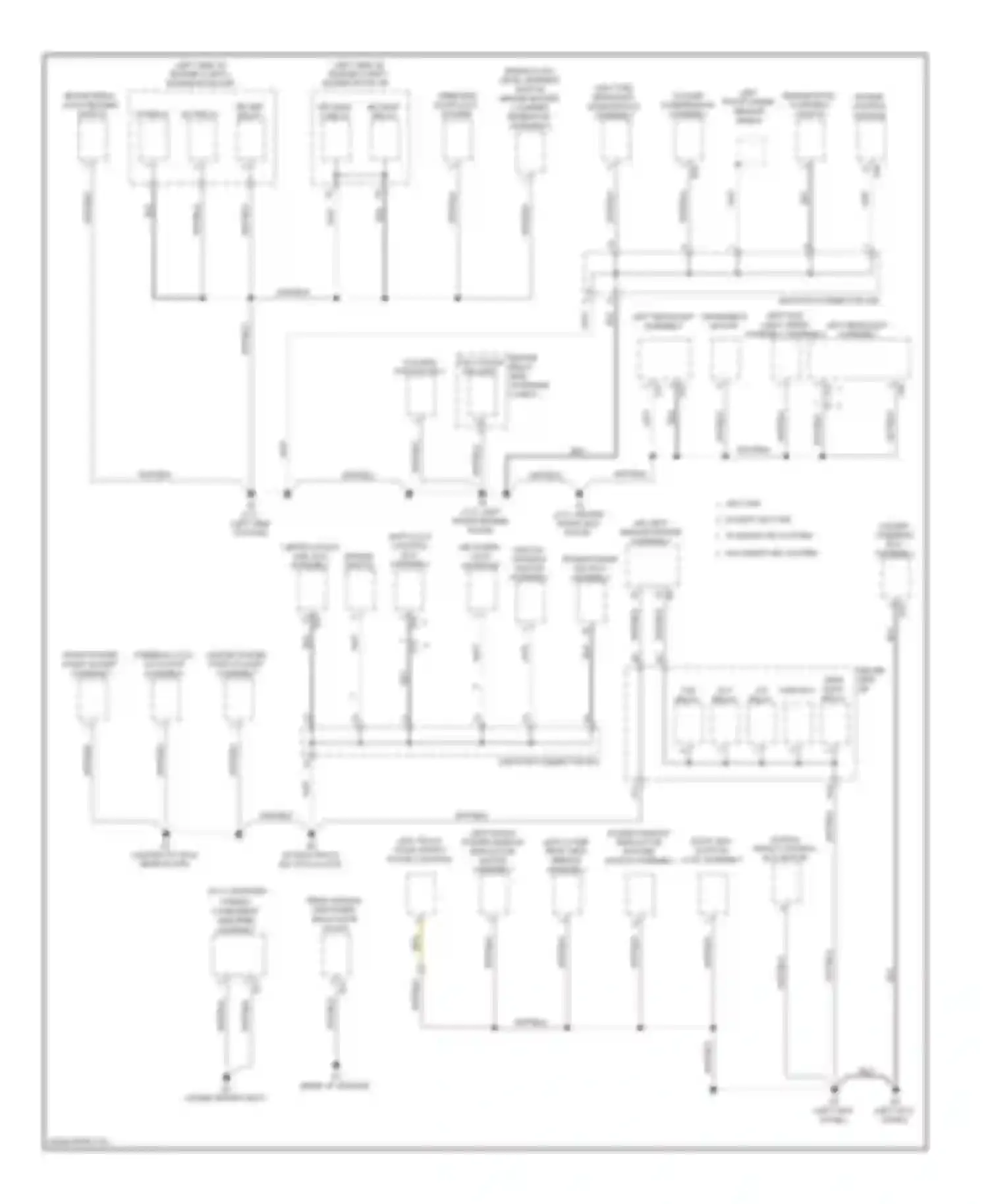 Venza Toyota I (2008-2012): Ground distribution circuit (2 of 4)
