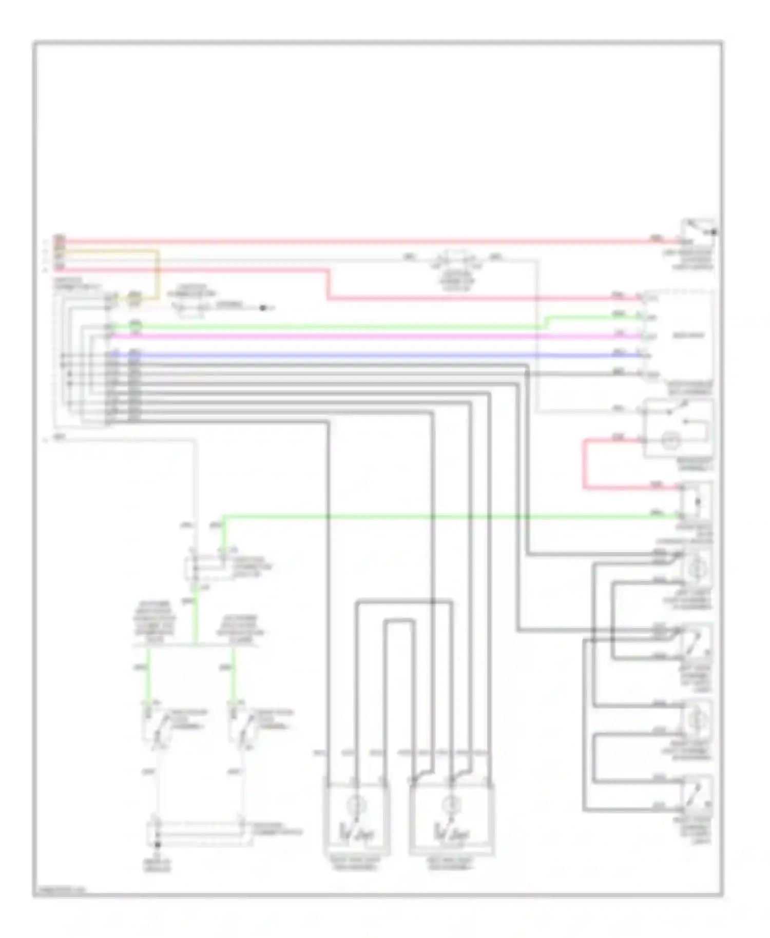 Venza Toyota I (2008-2012): Courtesy lamps circuit (2 of 2)